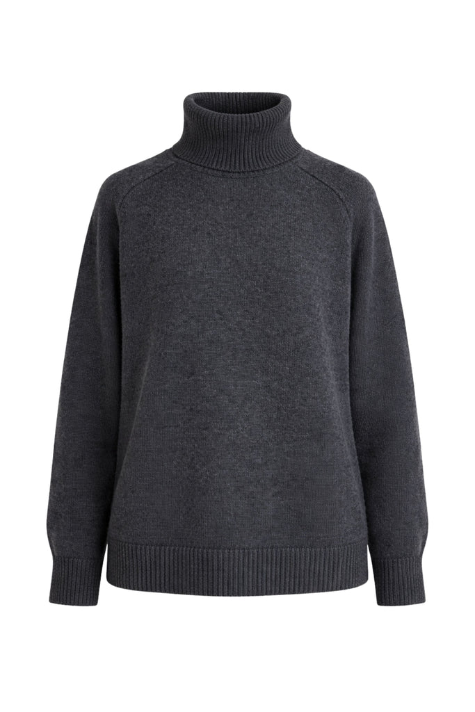 Cashmere Sweater T-Neck Oversized Pullover