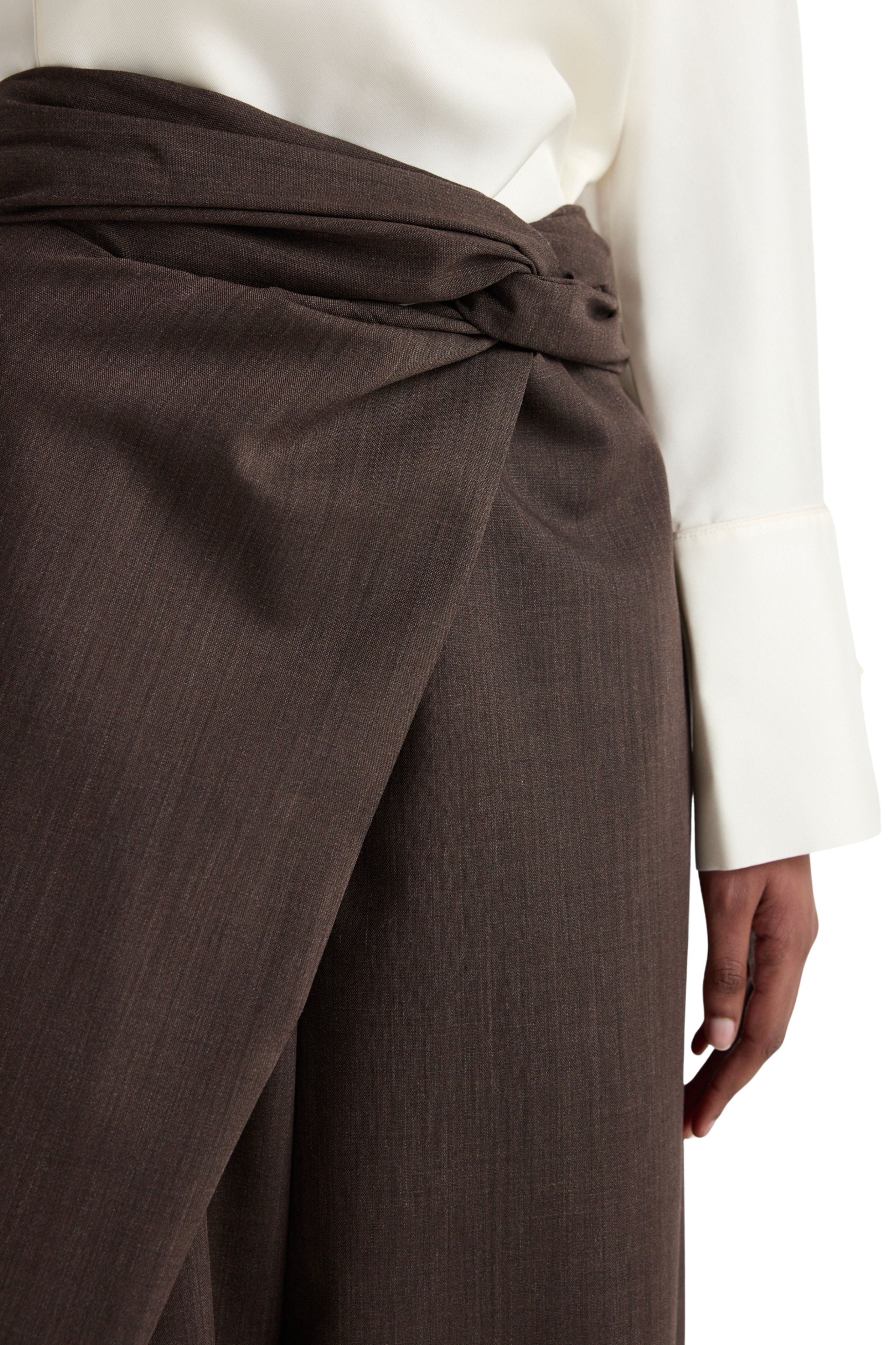 Sarong knot trousers