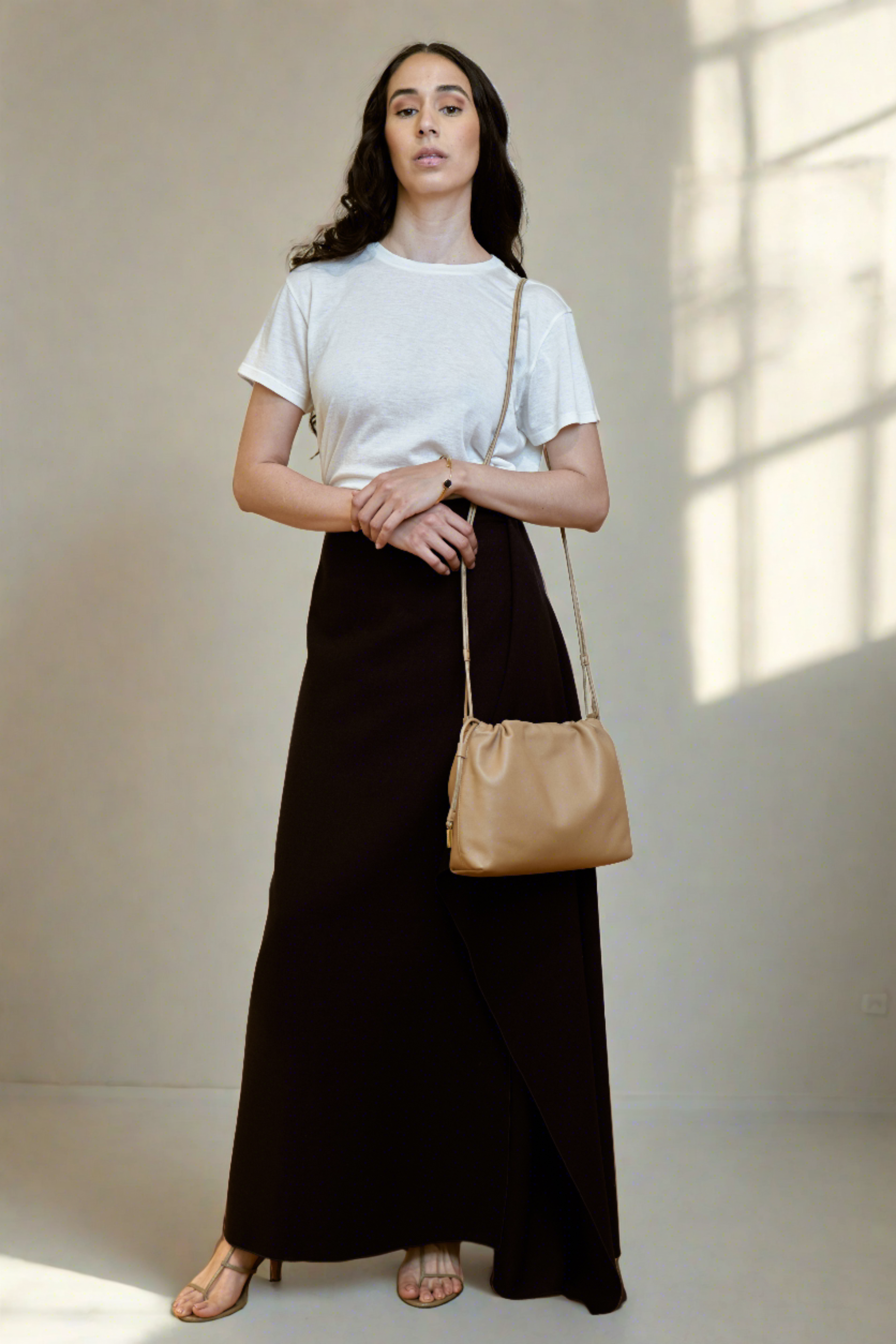 THE ROW Angy Leather Crossbody Bag