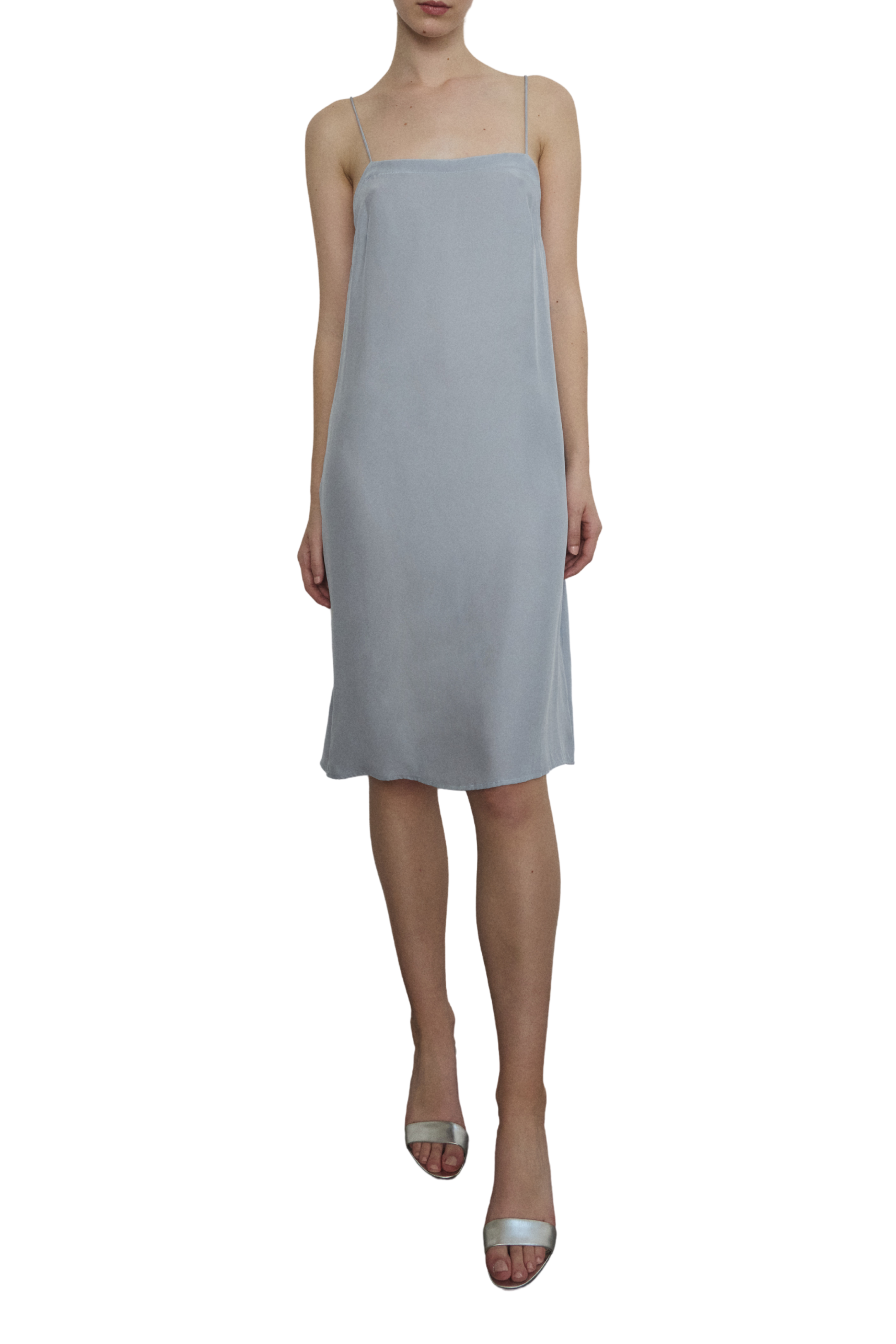 Short Slip Dress - Powder Blue