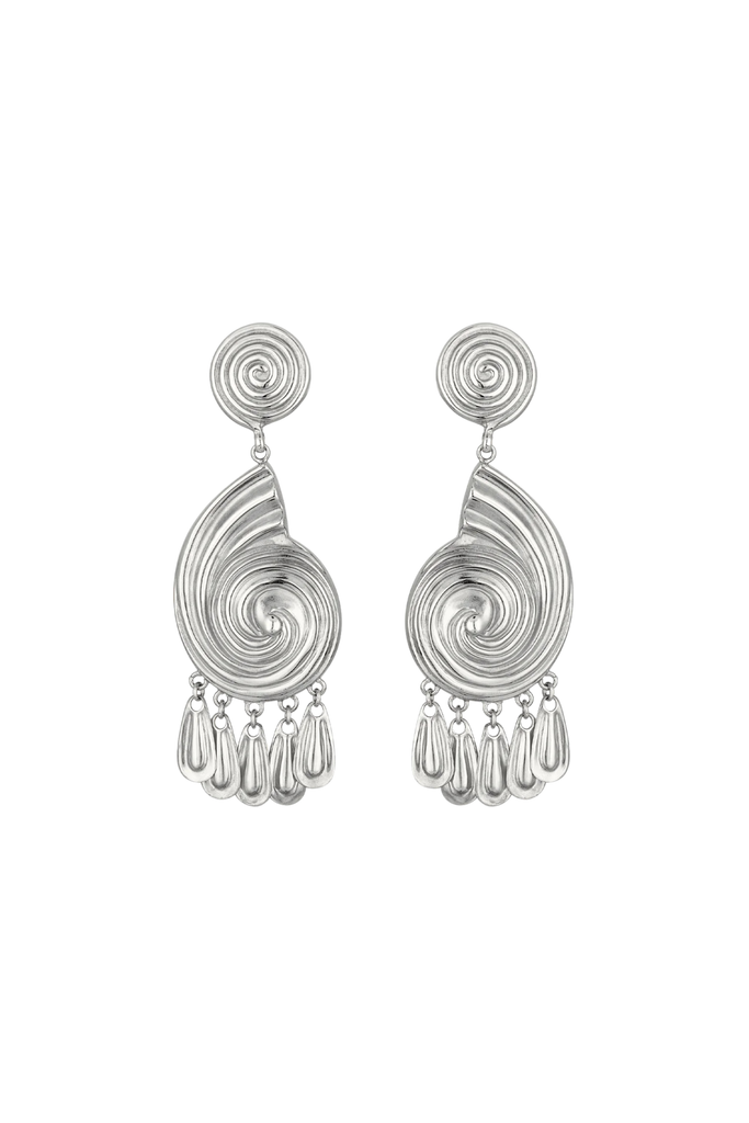 Eliza Earrings in Silver