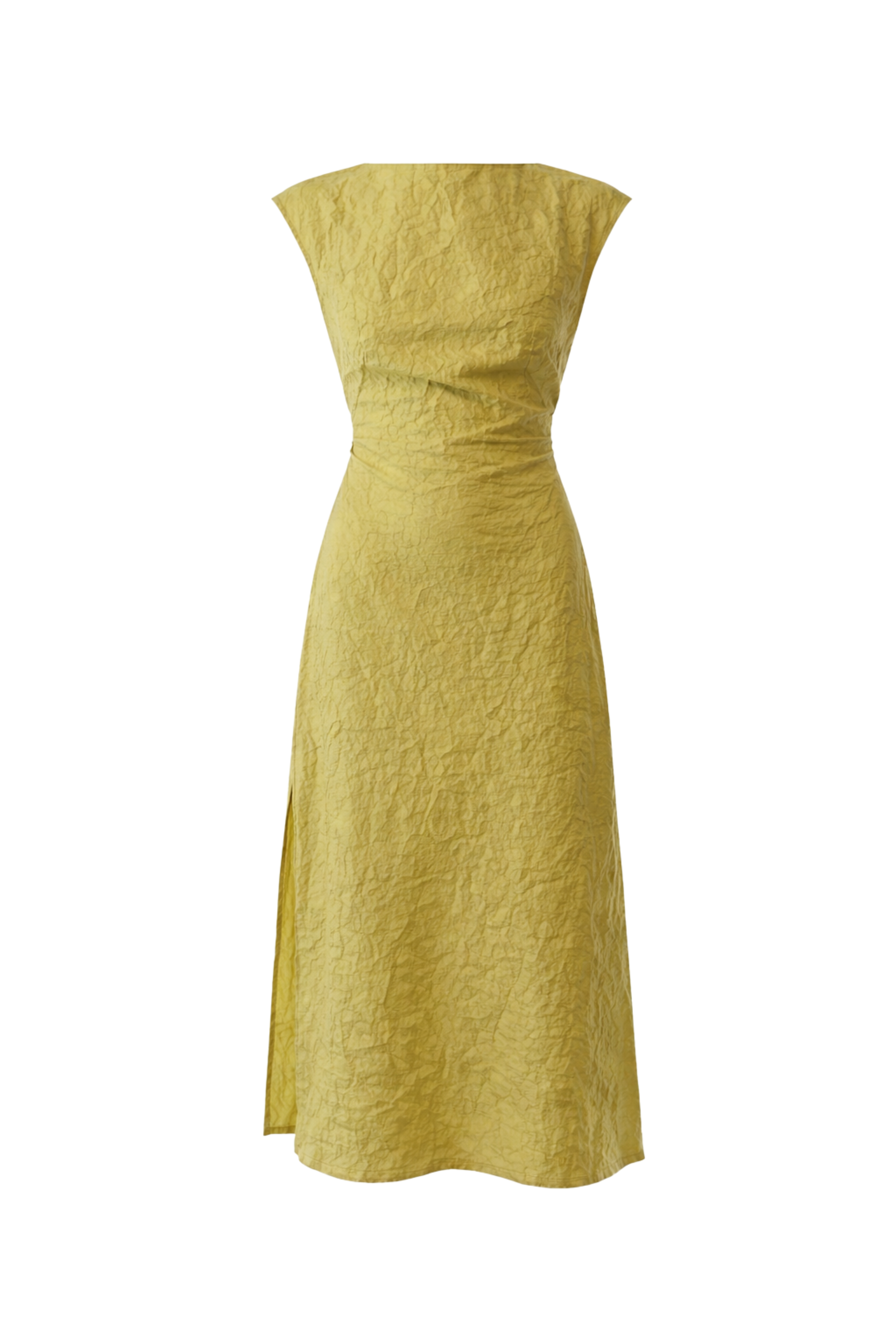 Silk Big Bow Shift Dress