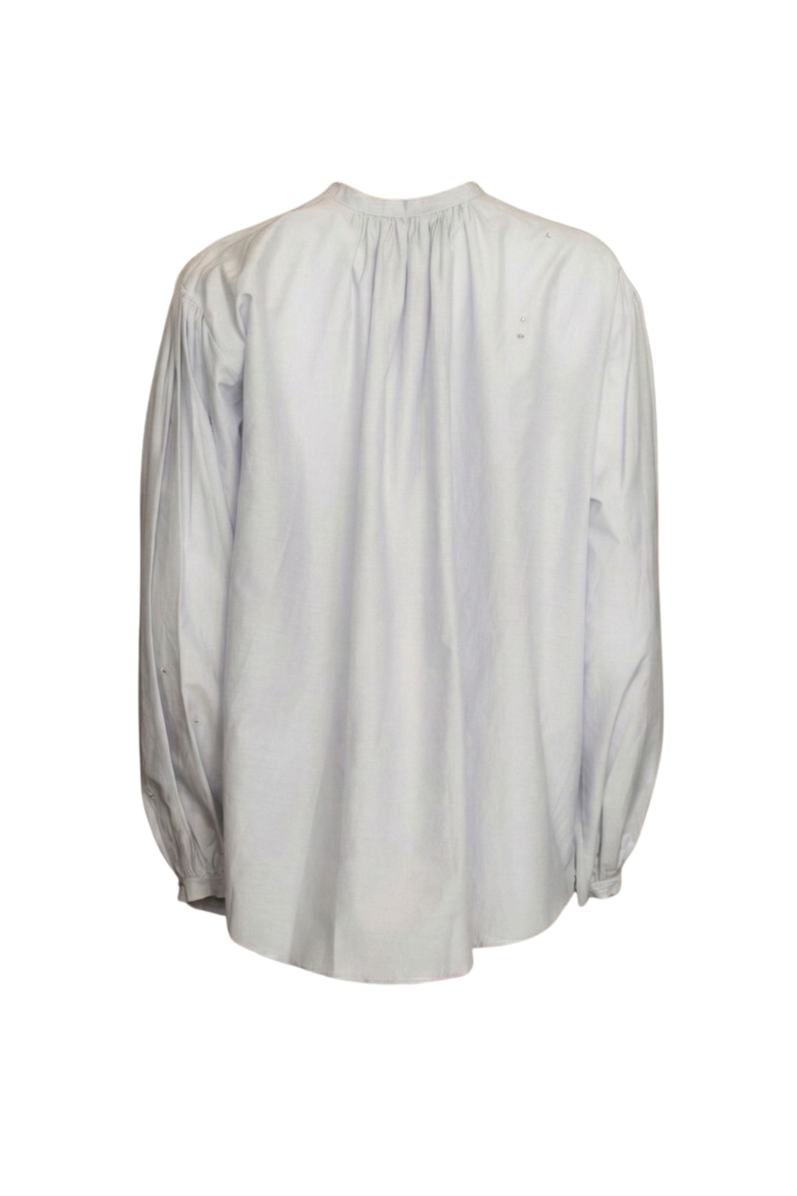 "Carousel Des Sylphes" Embroidery Voile Shirt