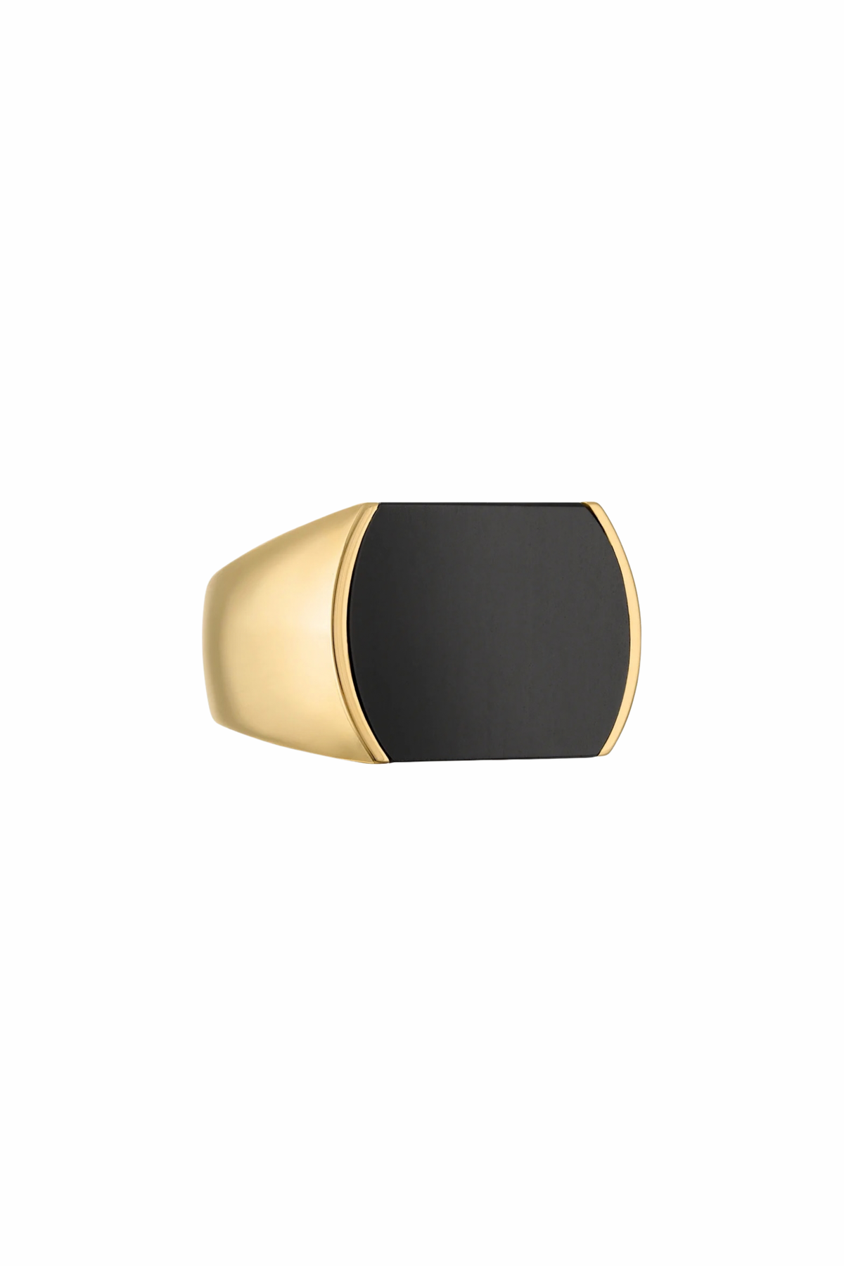 18k Onyx Signet Ring