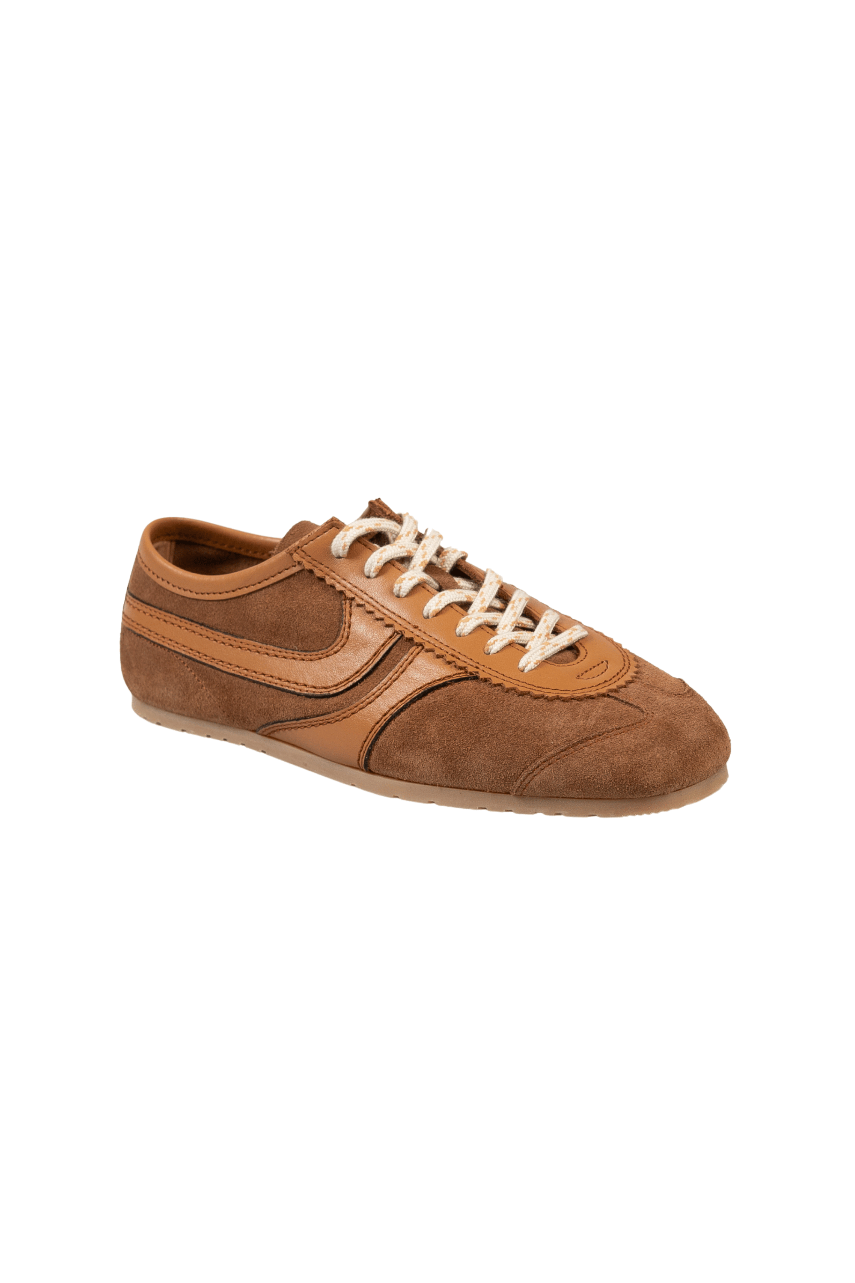 DRIES VAN NOTEN Suede Tan Sneakers