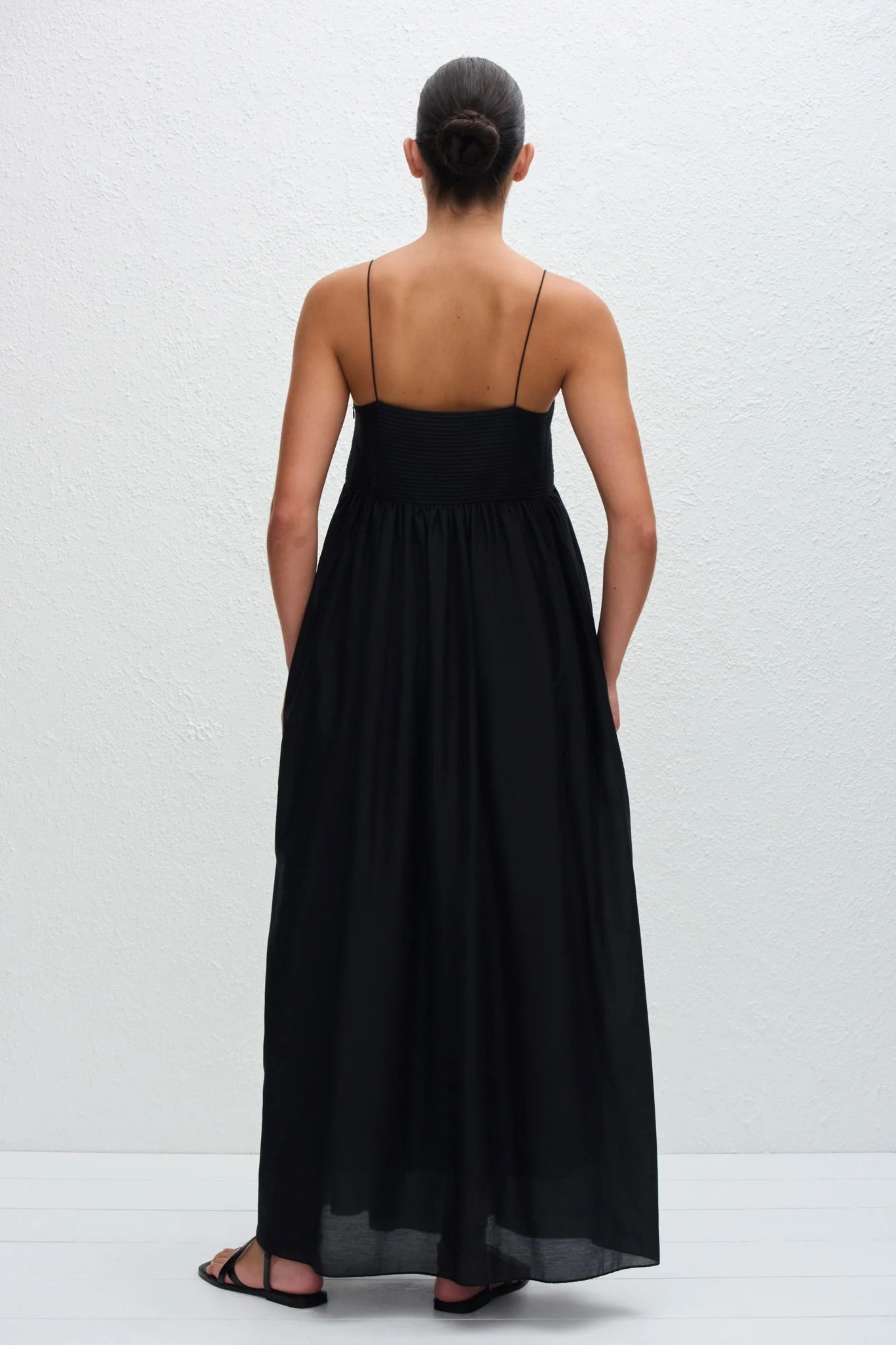 Empire Pintuck Bodice Dress