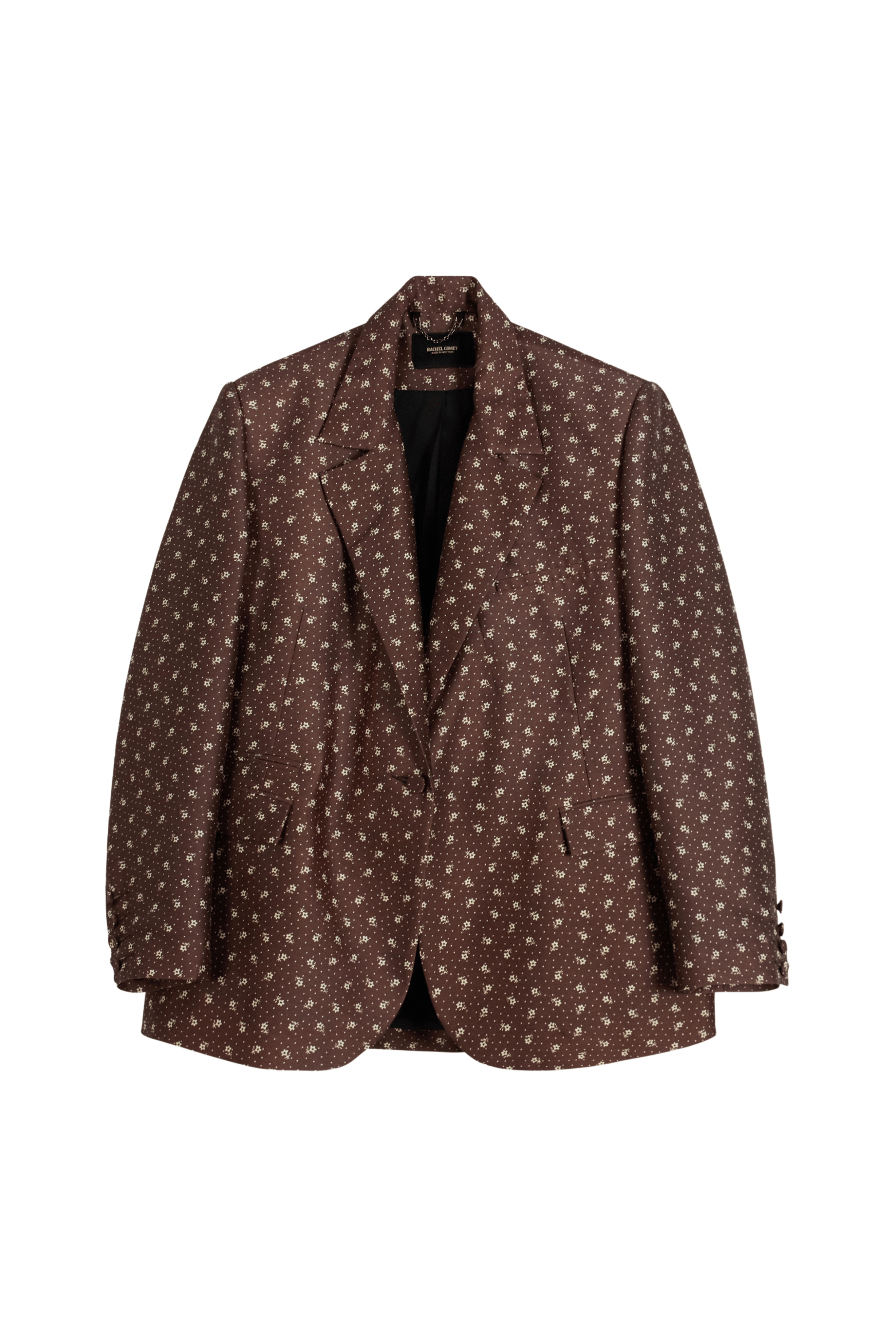 RACHEL COMEY Elmhurst Micro Floral Blazer