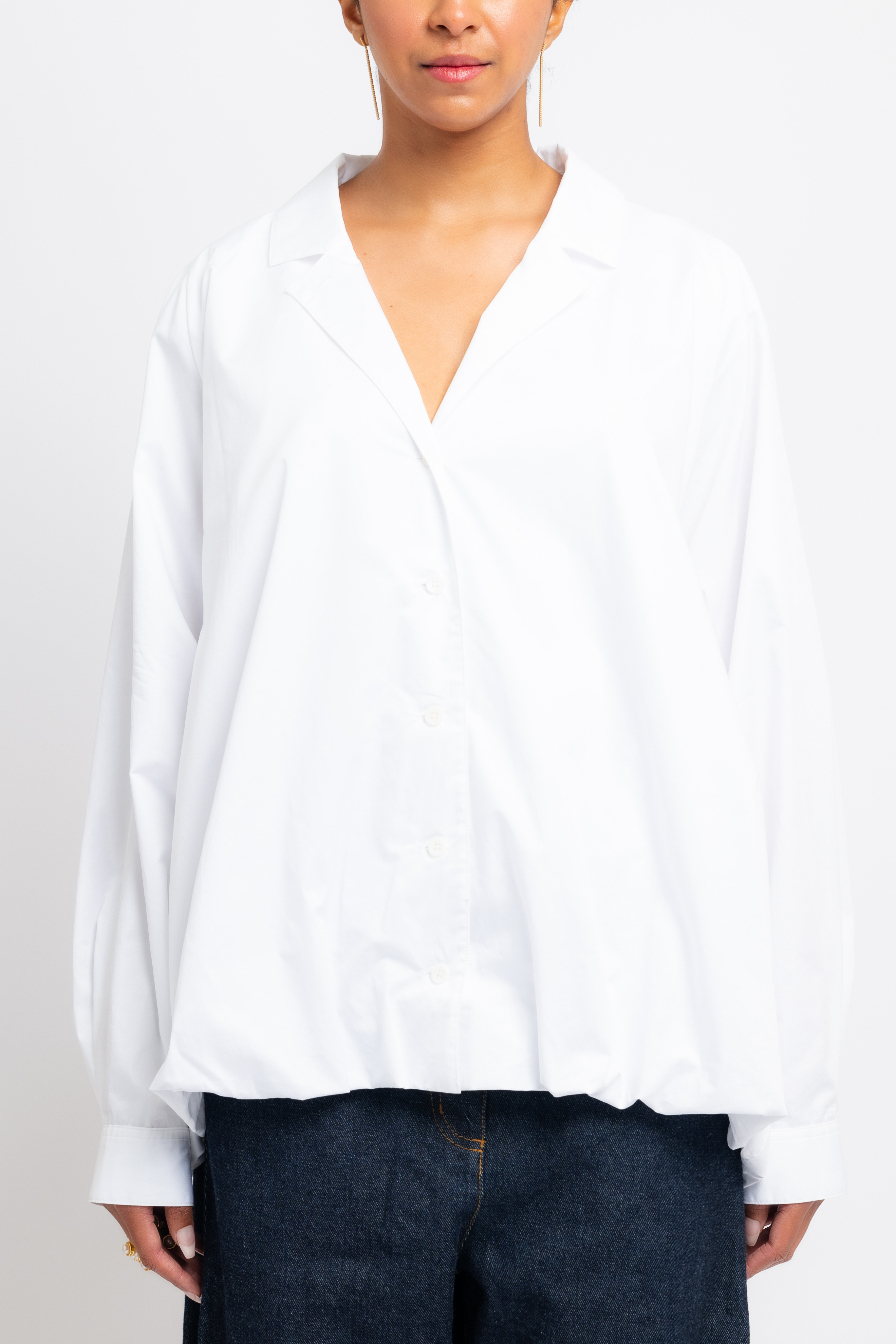 bubble hem shirts