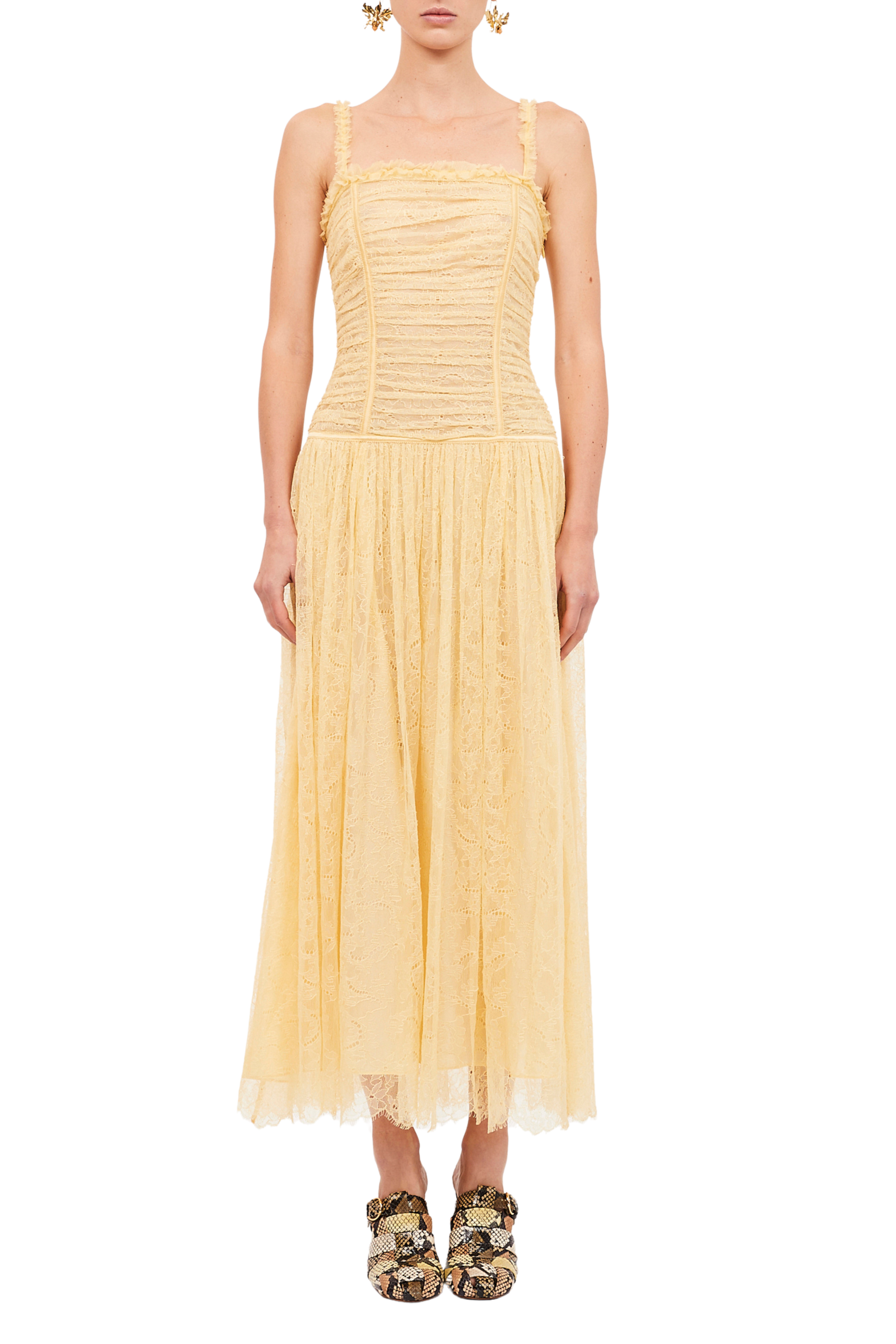 ULLA JOHNSON Florelle Lace Dress