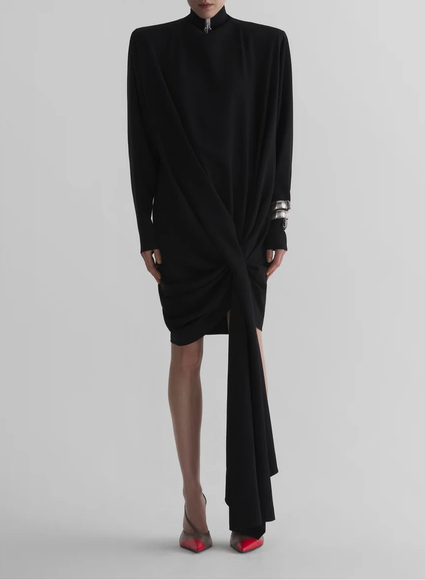 Cascade boxy dress