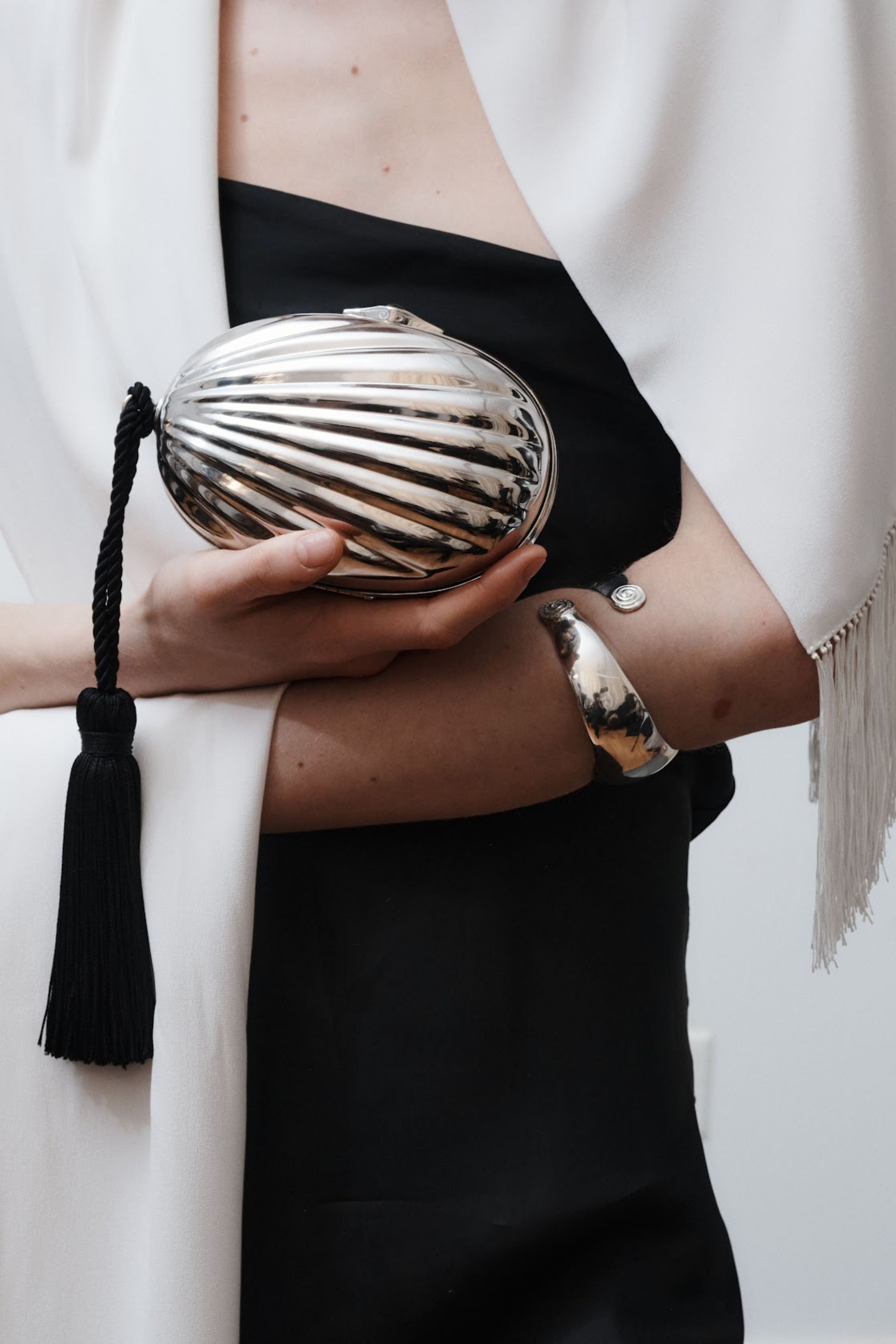 Olympia Arm Cuff in Silver