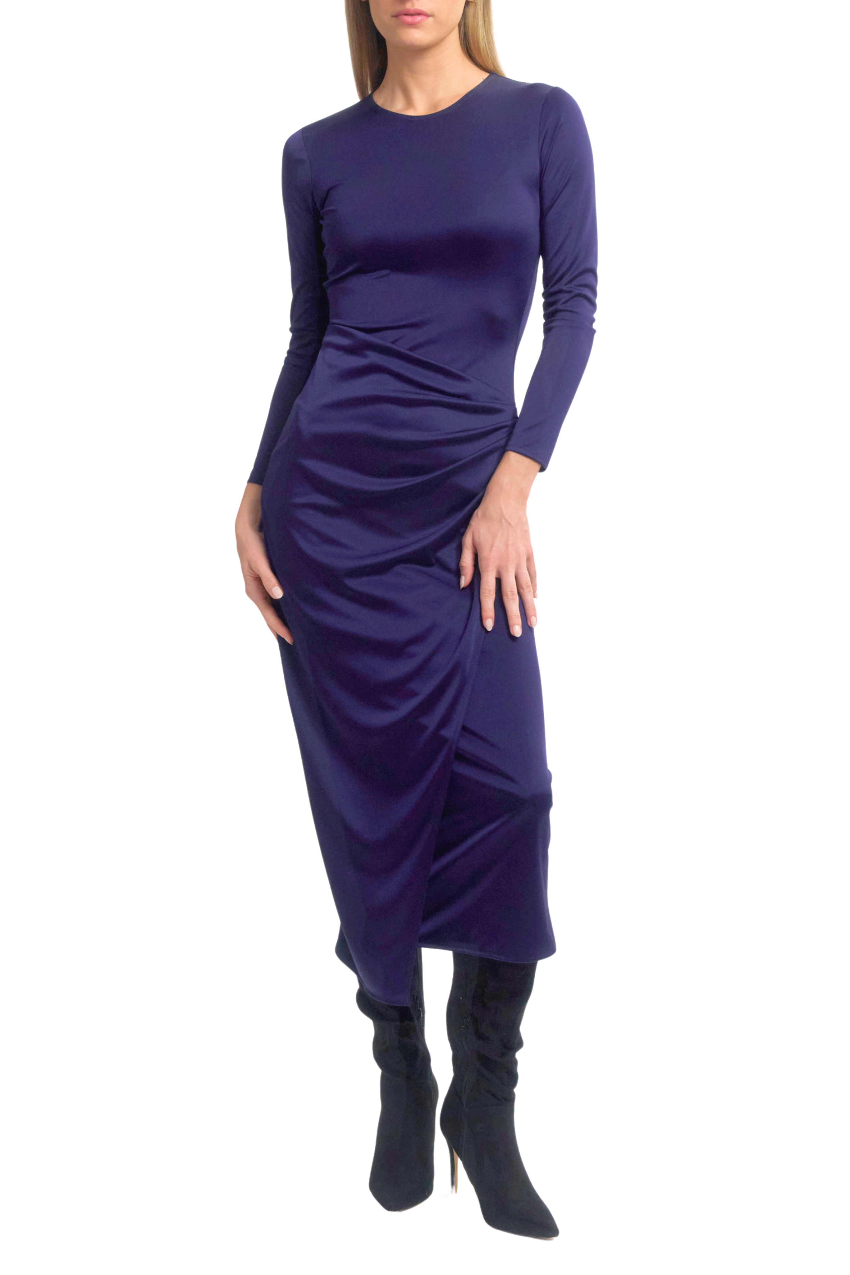 Draped Pencil Dress
