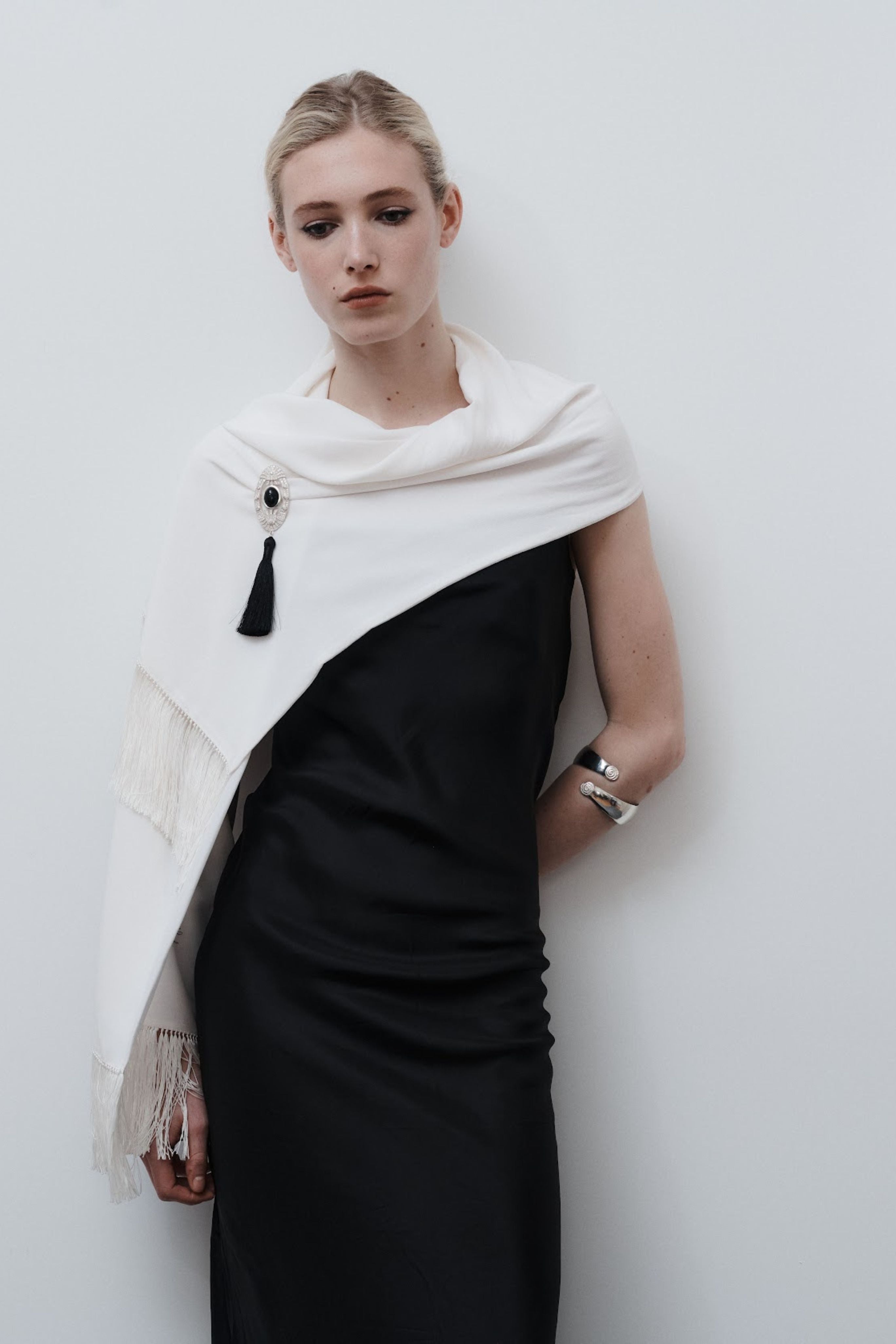 Olympia Arm Cuff in Silver