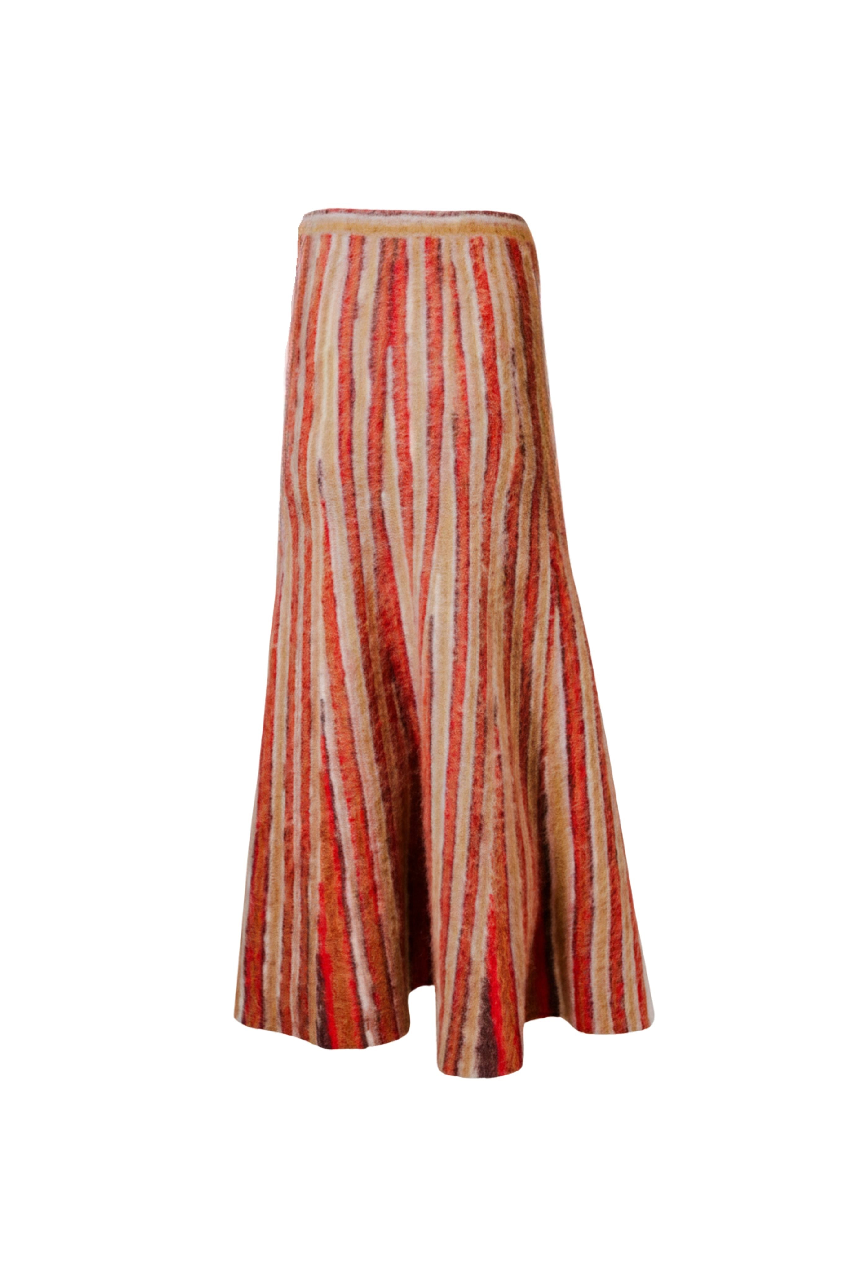 Zander Skirt in Camel Multi