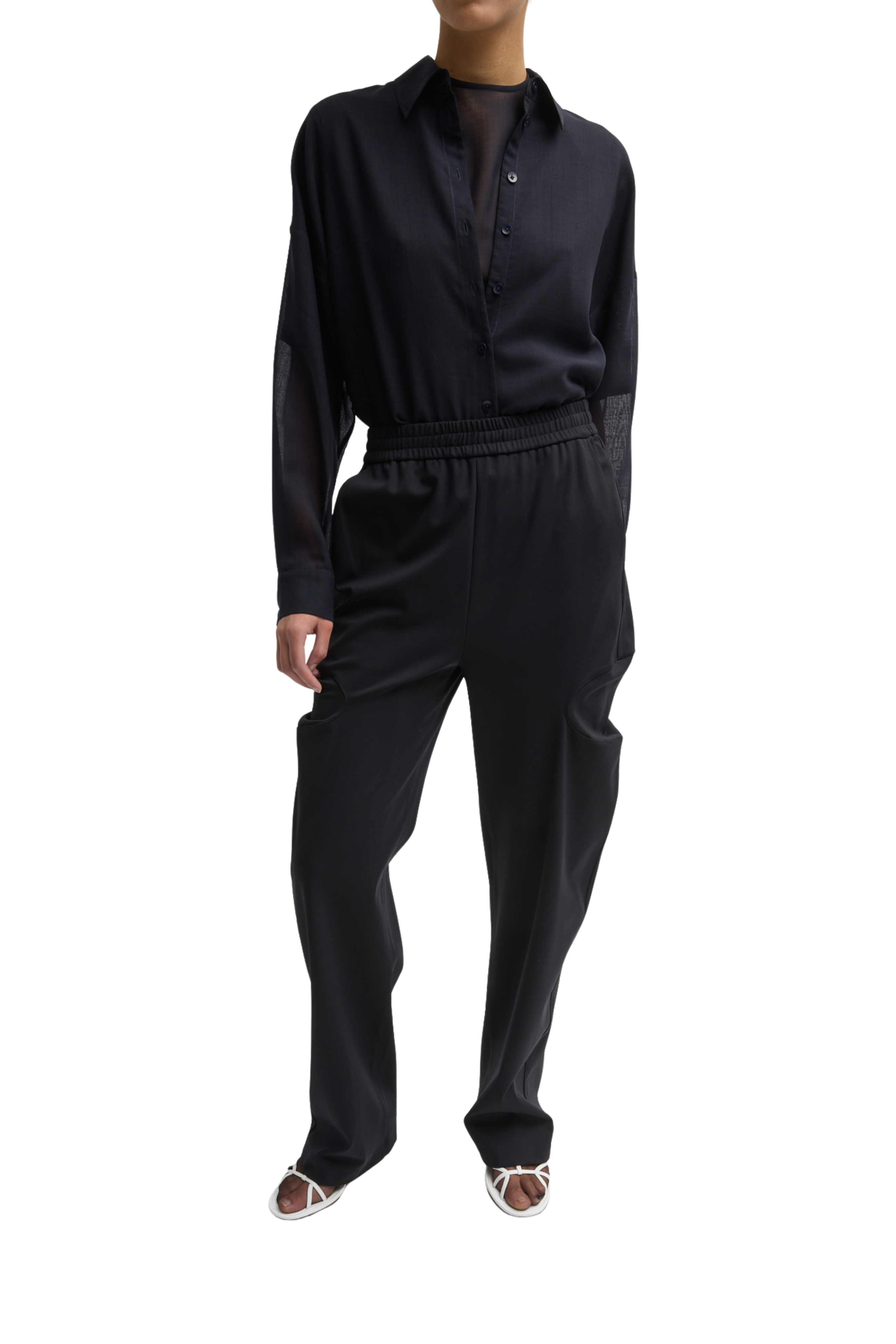 Compact Ultra Stretch Knit Sculpted Meir Pant