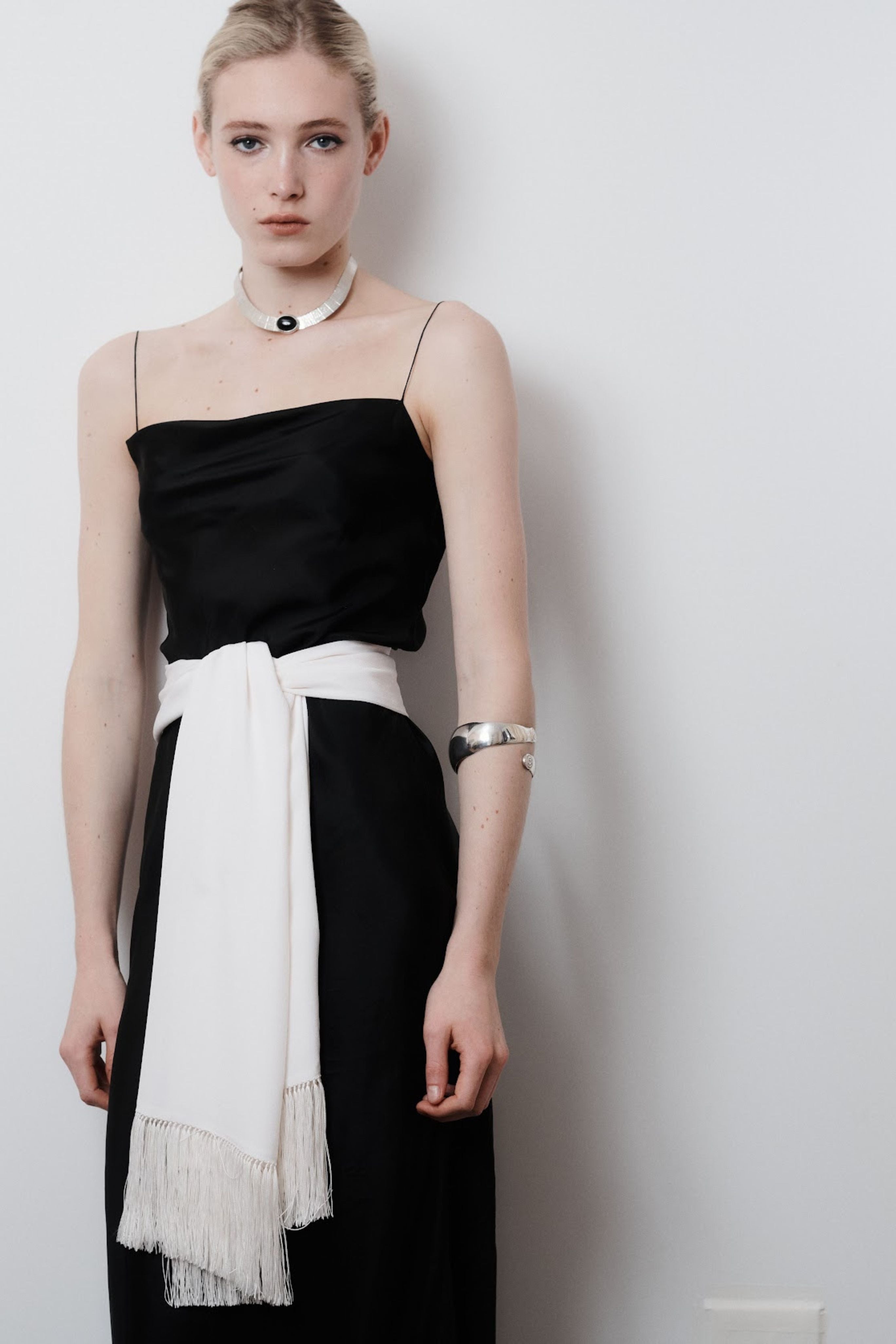 Olympia Arm Cuff in Silver