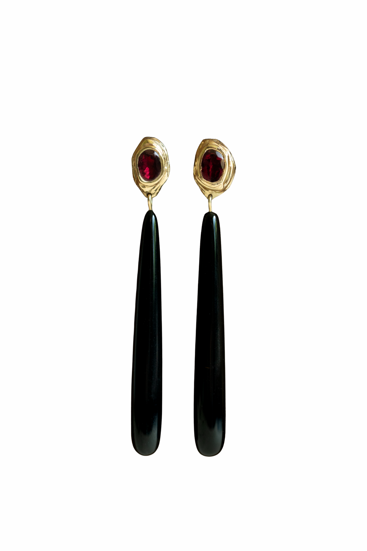 Garnet Pendulum Earrings