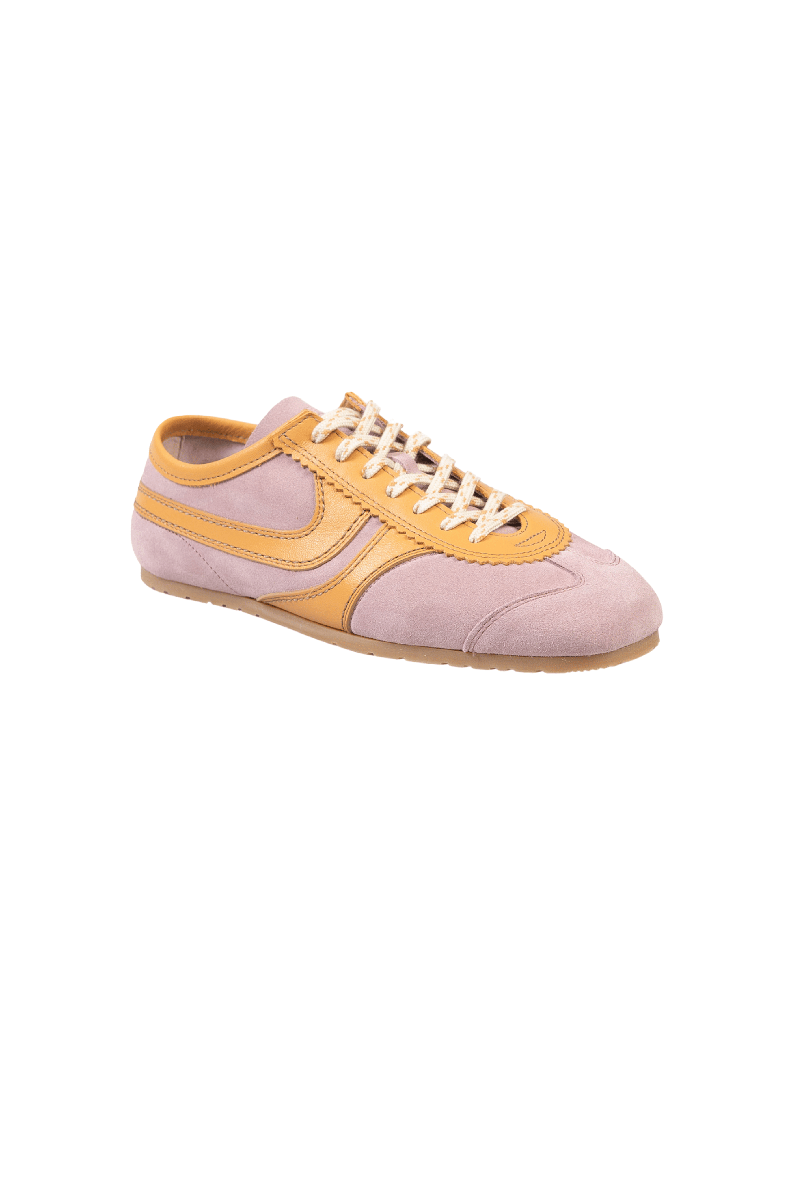 DRIES VAN NOTEN Suede Pink Sneakers