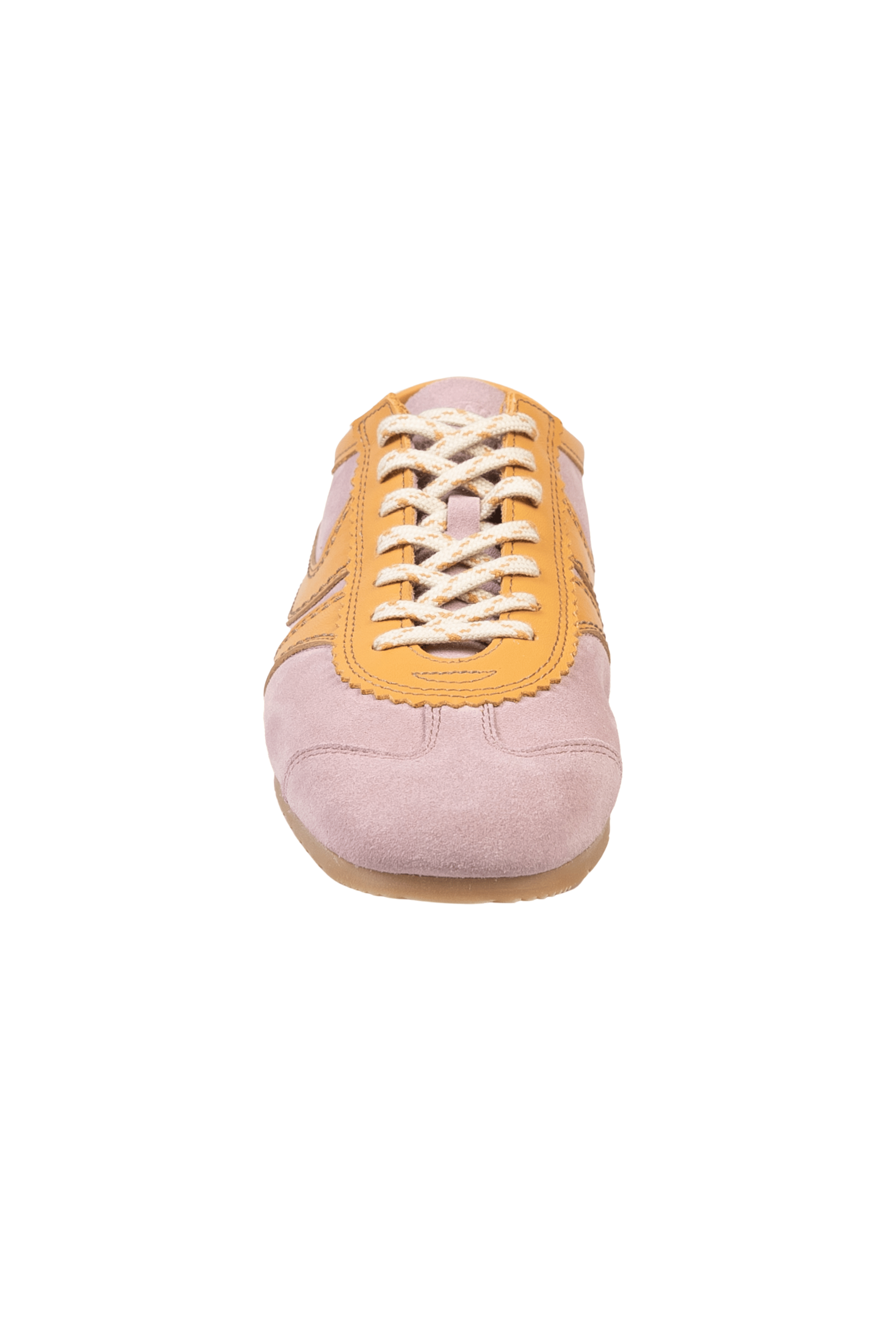 DRIES VAN NOTEN Suede Pink Sneakers