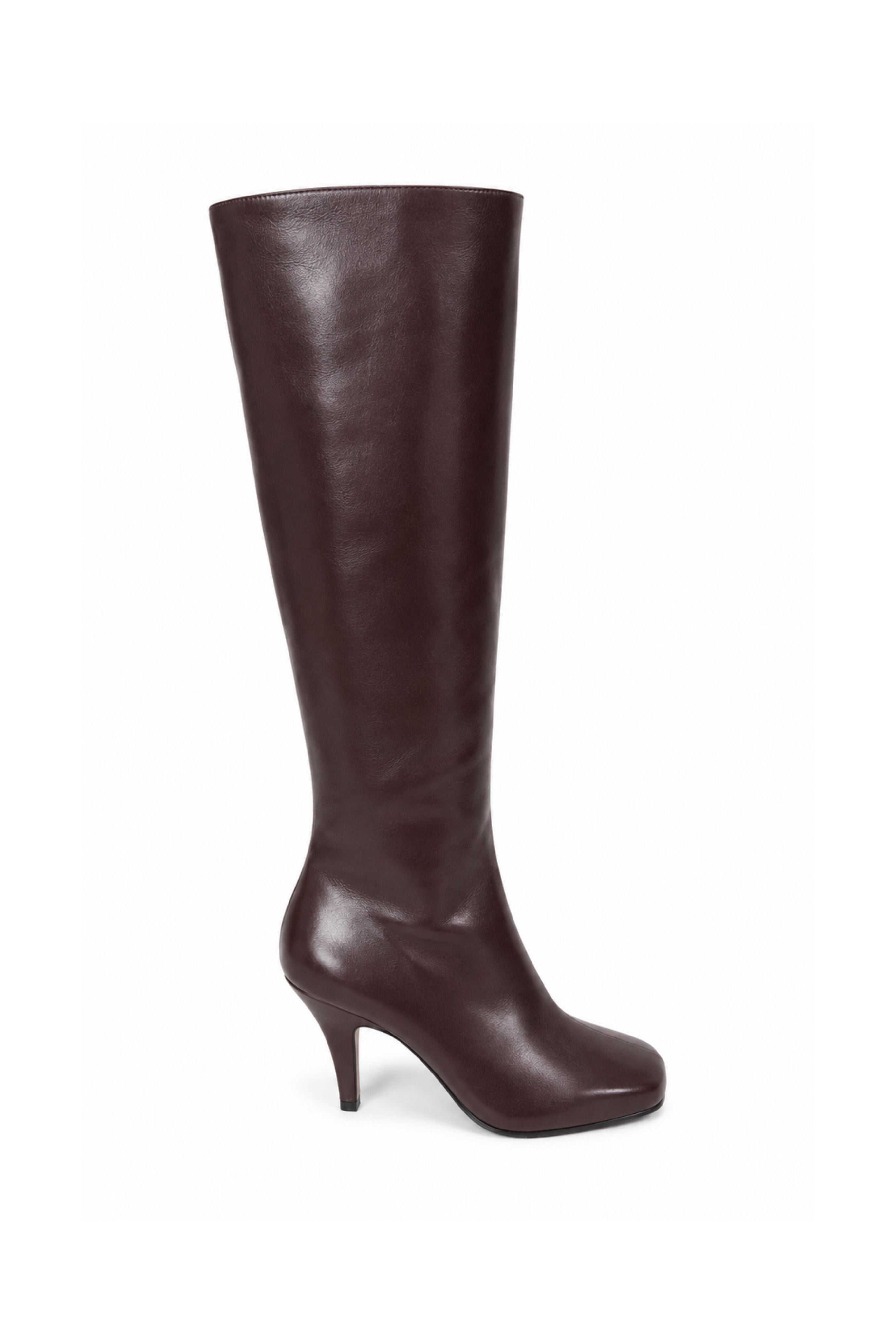 Knee-High Boot in Oxblood