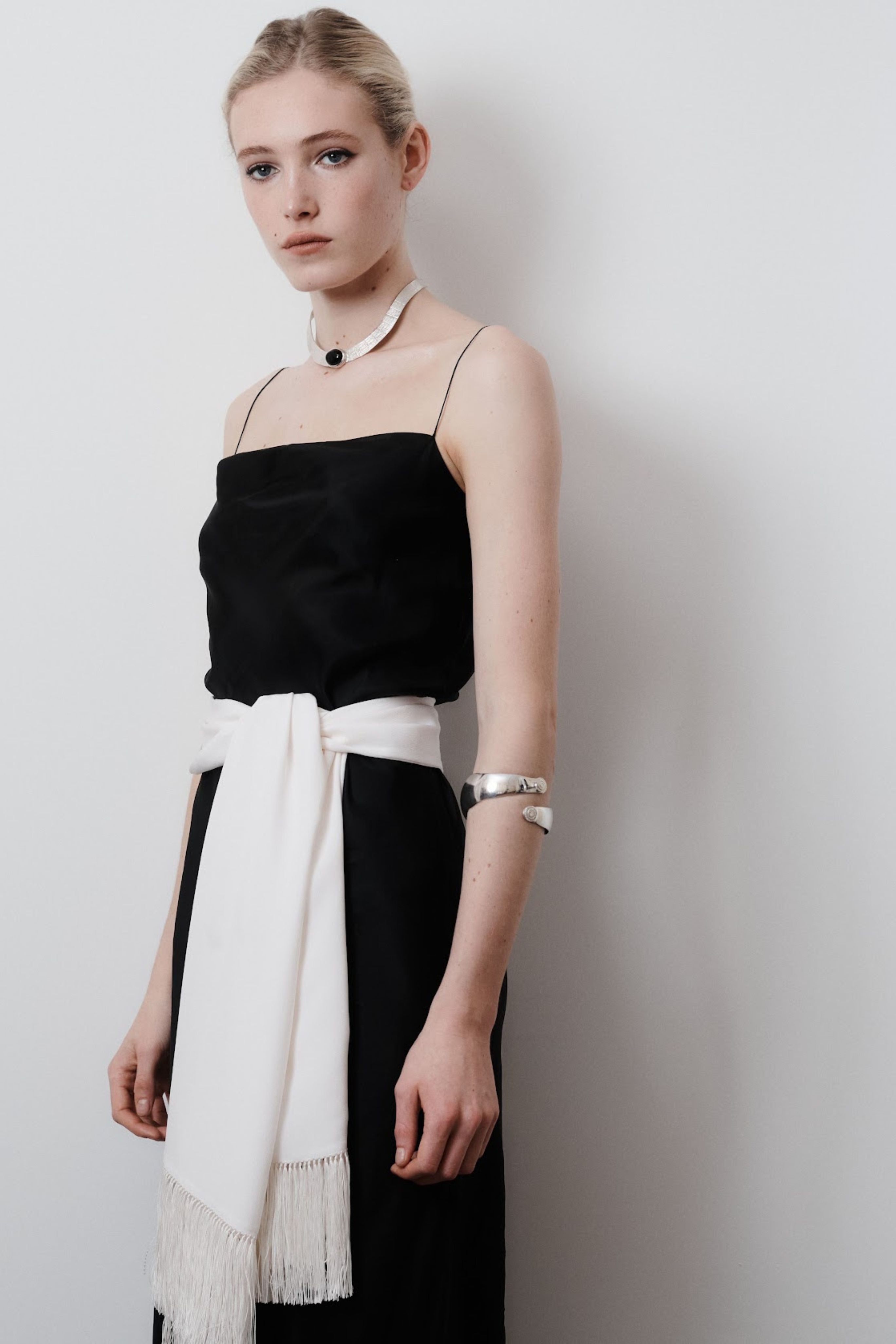 Olympia Arm Cuff in Silver