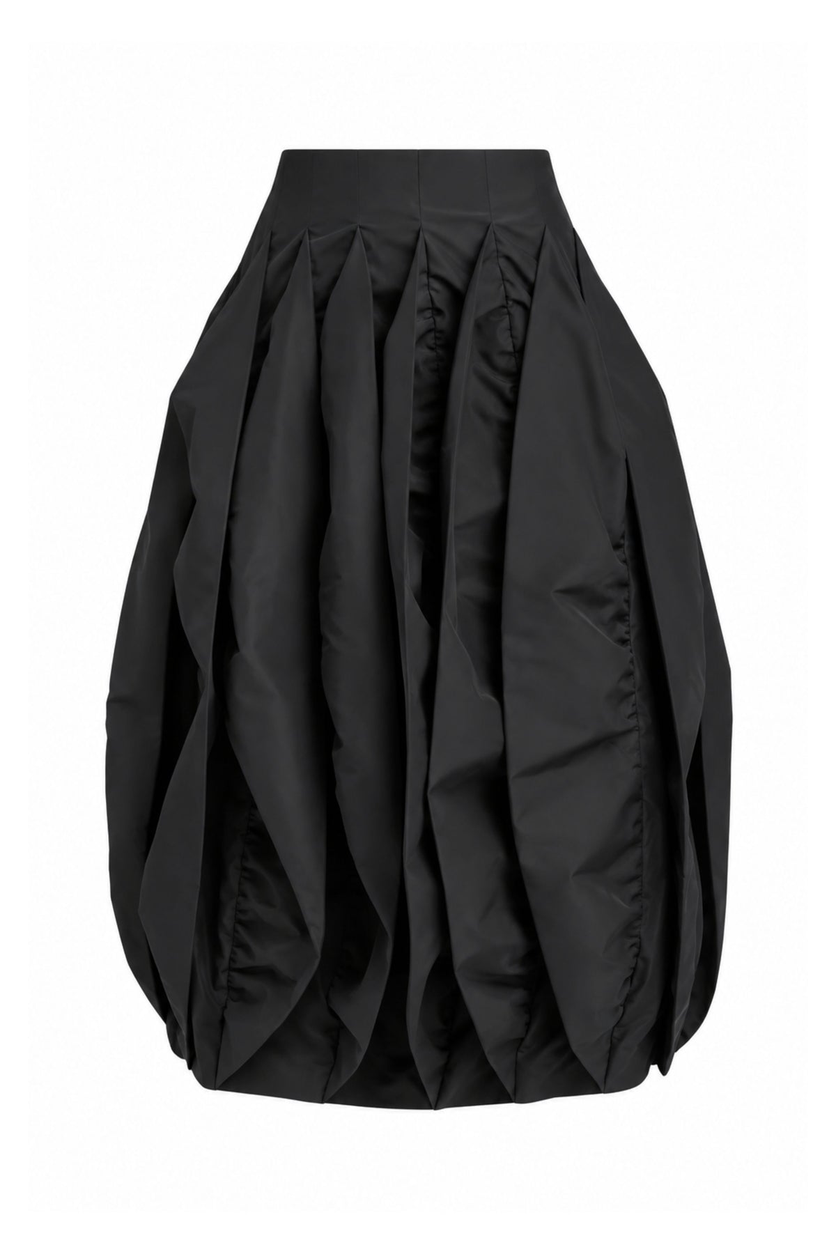 Recycled Italian Sporty Nylon Skirt
