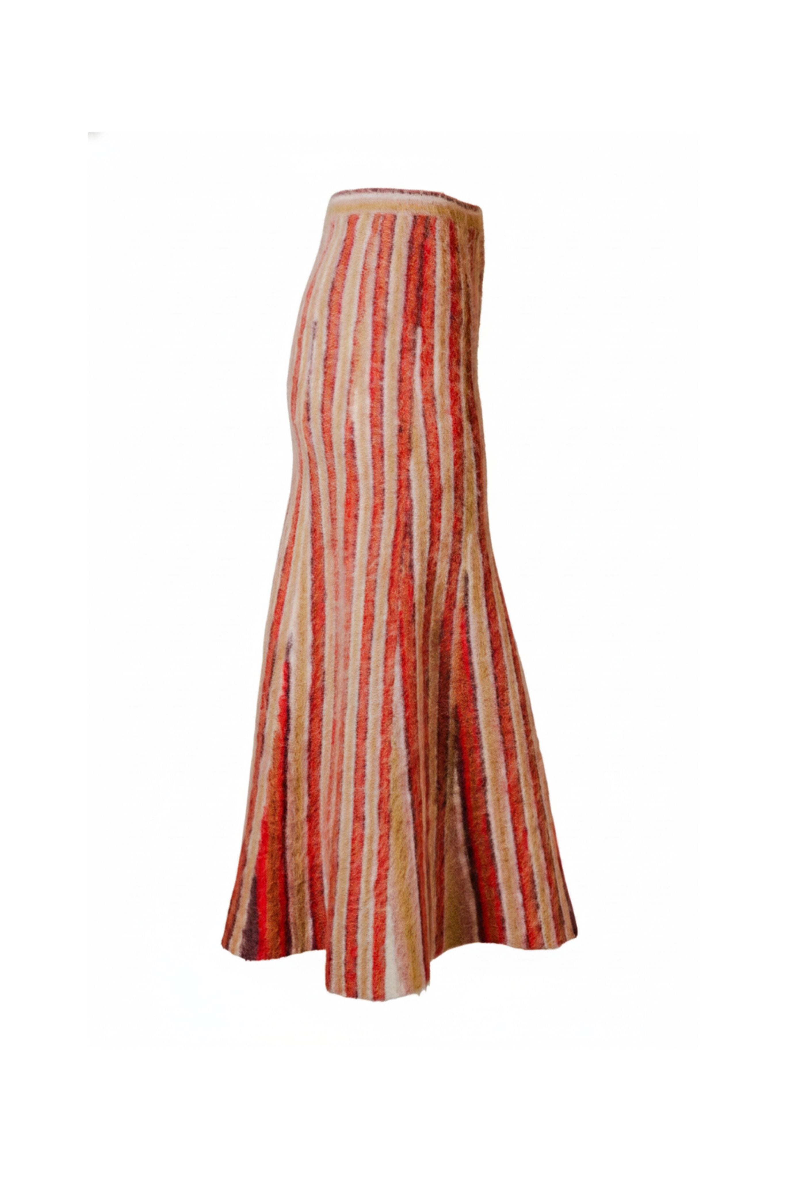 Zander Skirt in Camel Multi