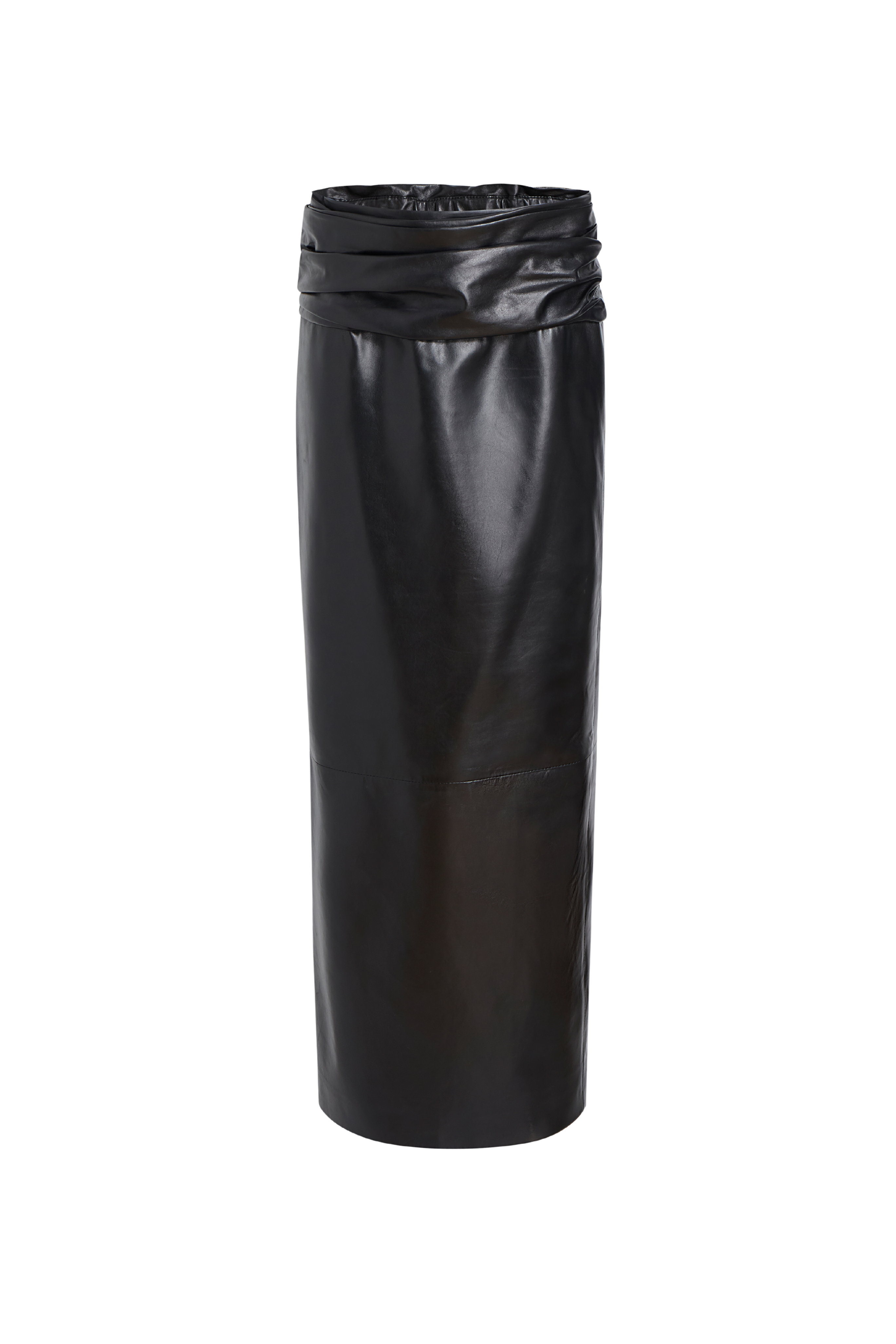 KHAITE Winler Leather Skirt