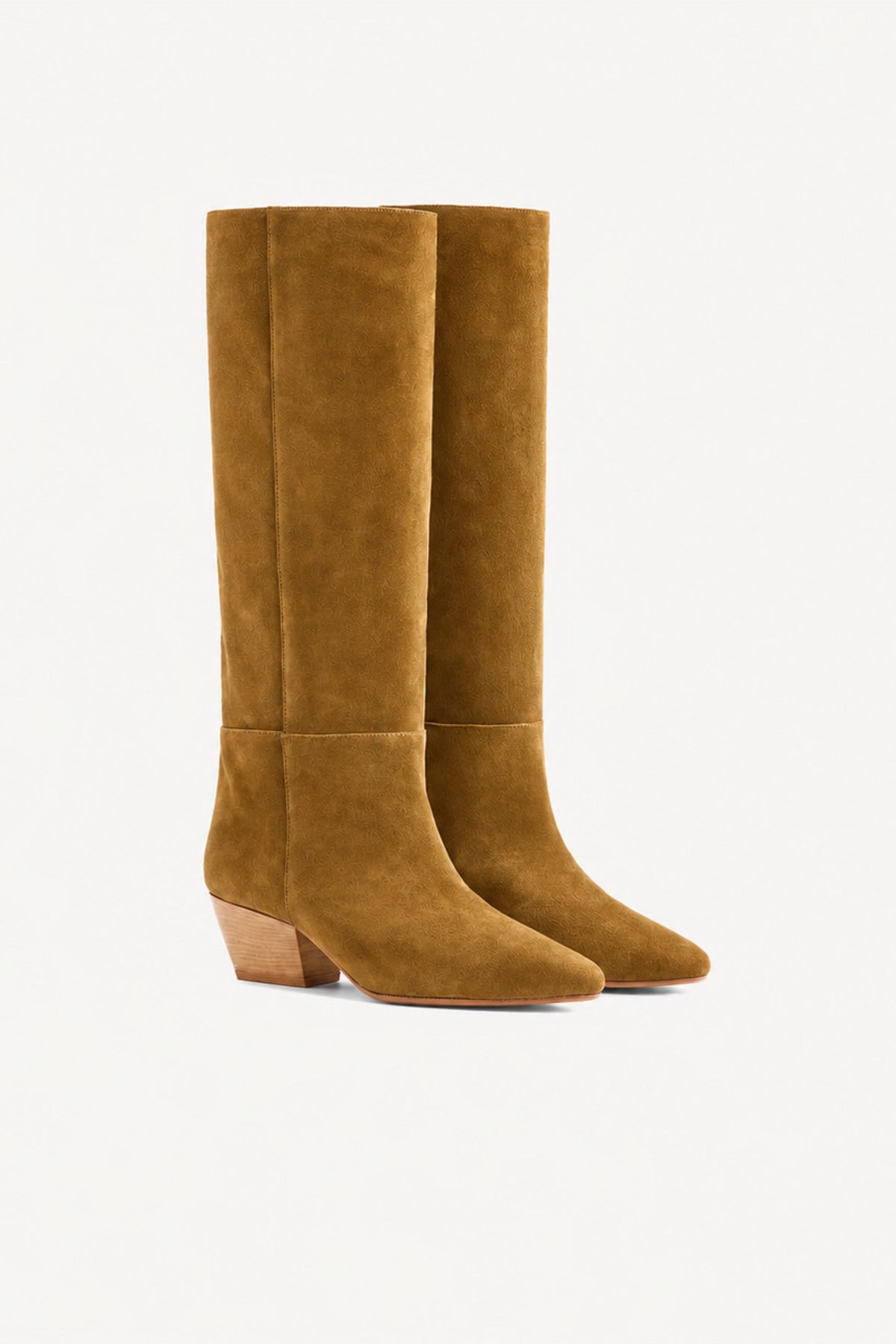 Suede High Boots