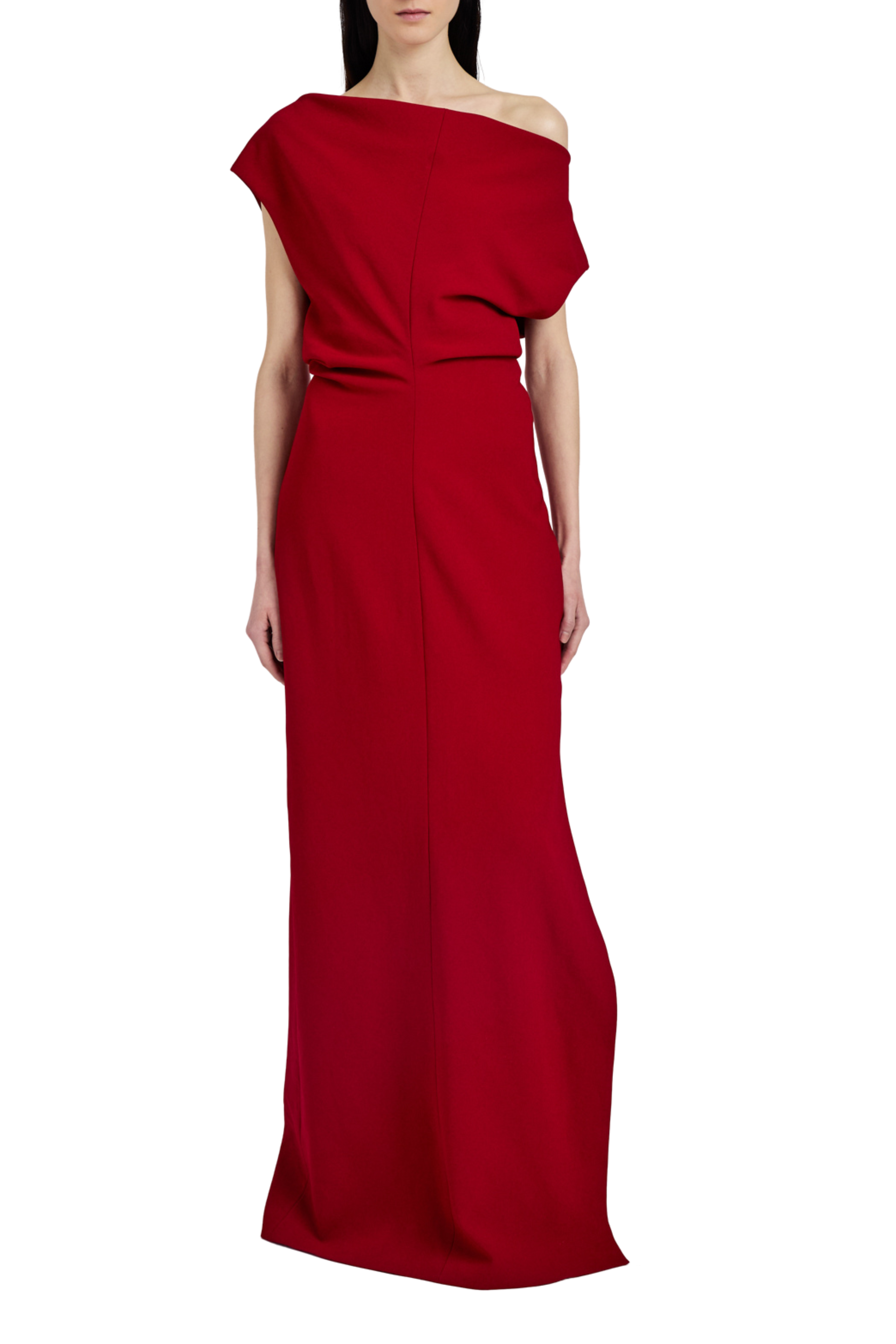 Rosina Dress in Light Double Crepe
