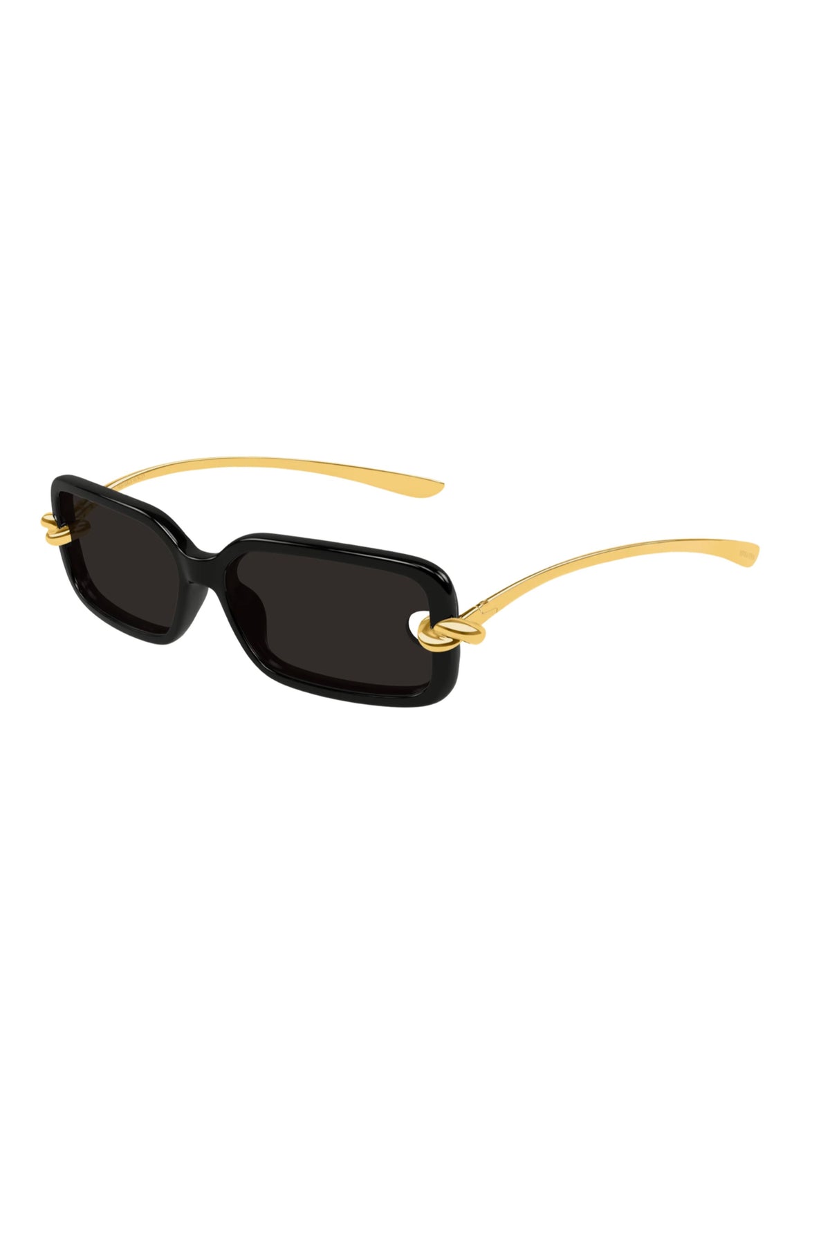 Rectangle Knot Sunglasses - Black