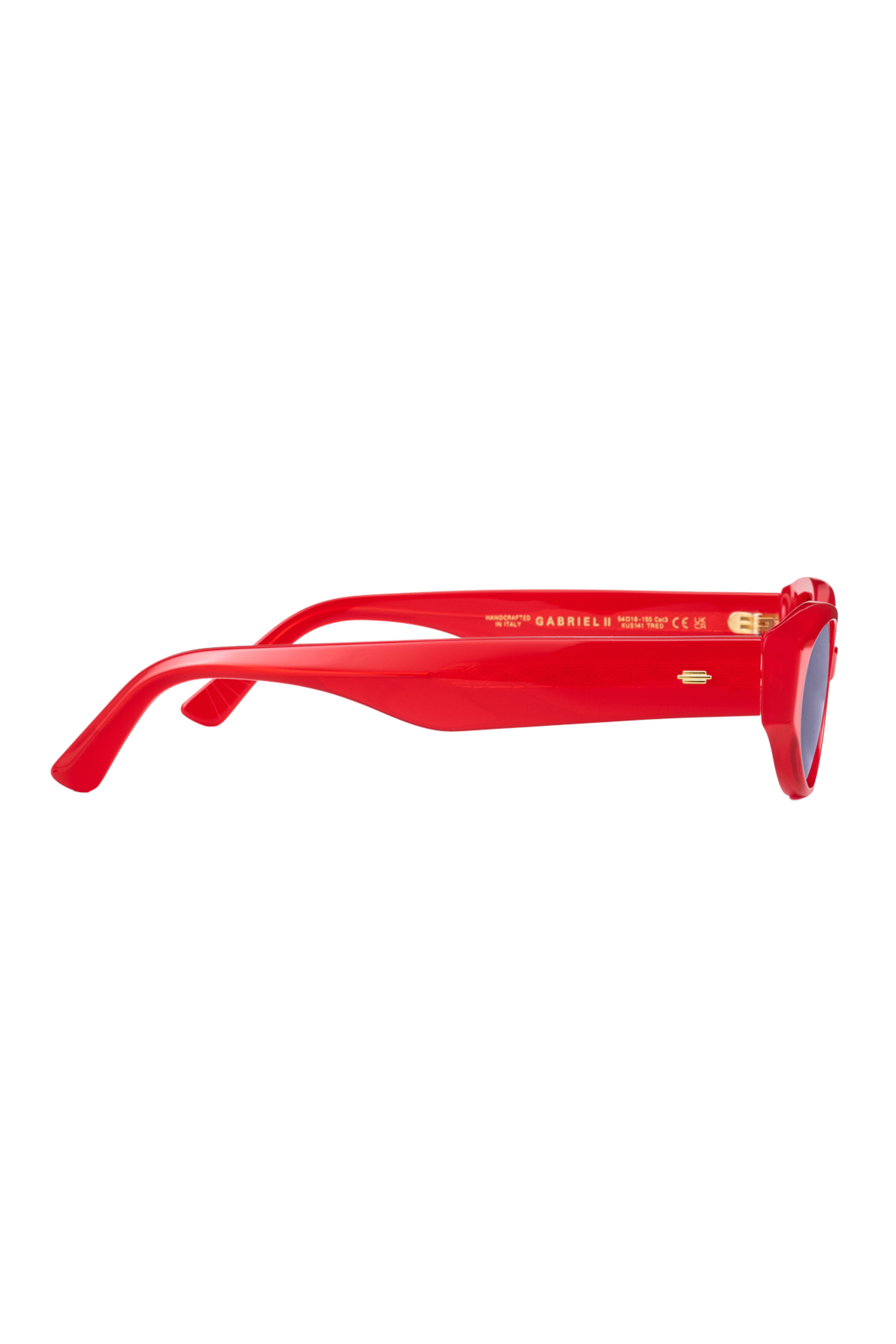 Gabriel II Sunglasses in Transparent Red