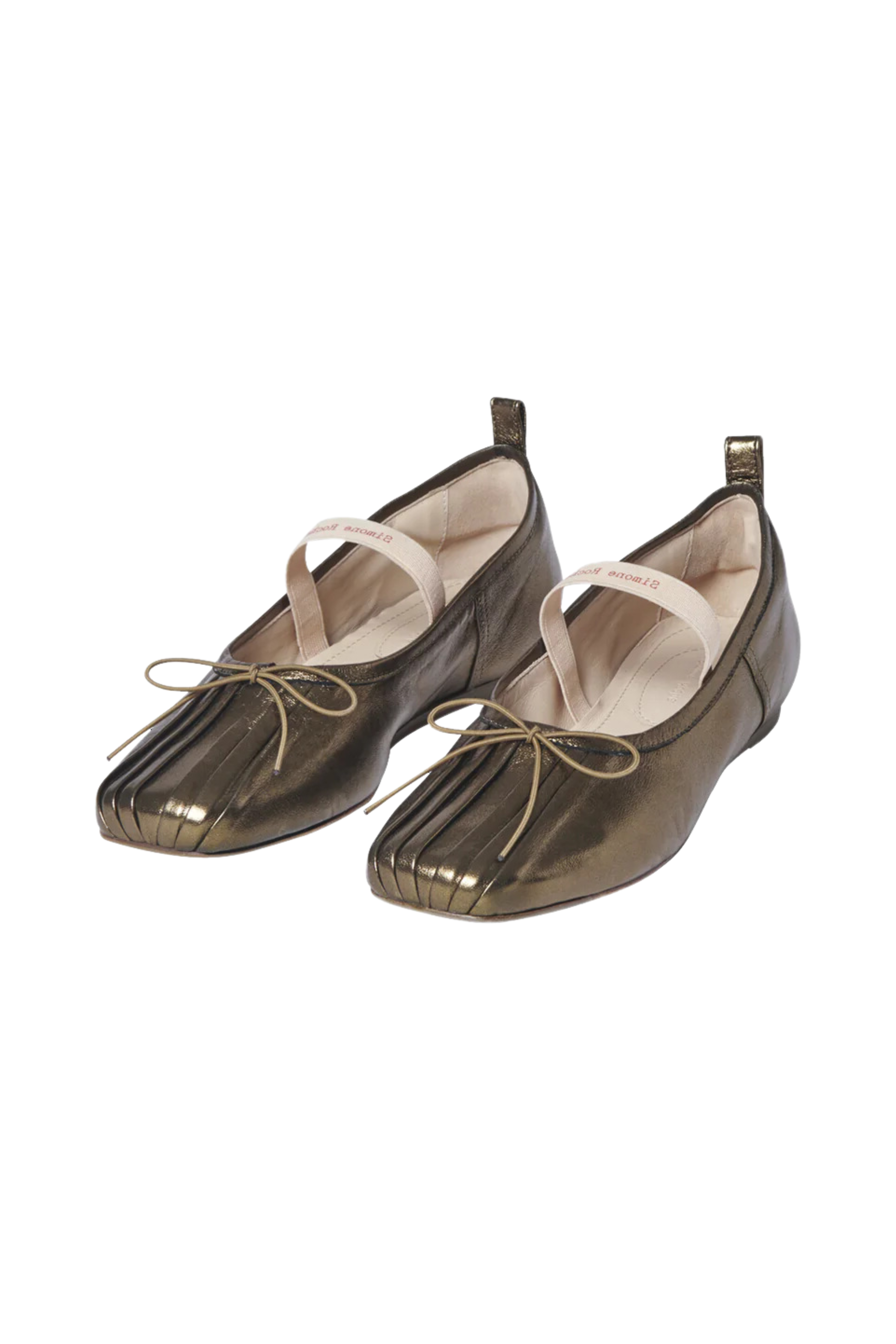 Classic Leather Olive Ballerina Flats