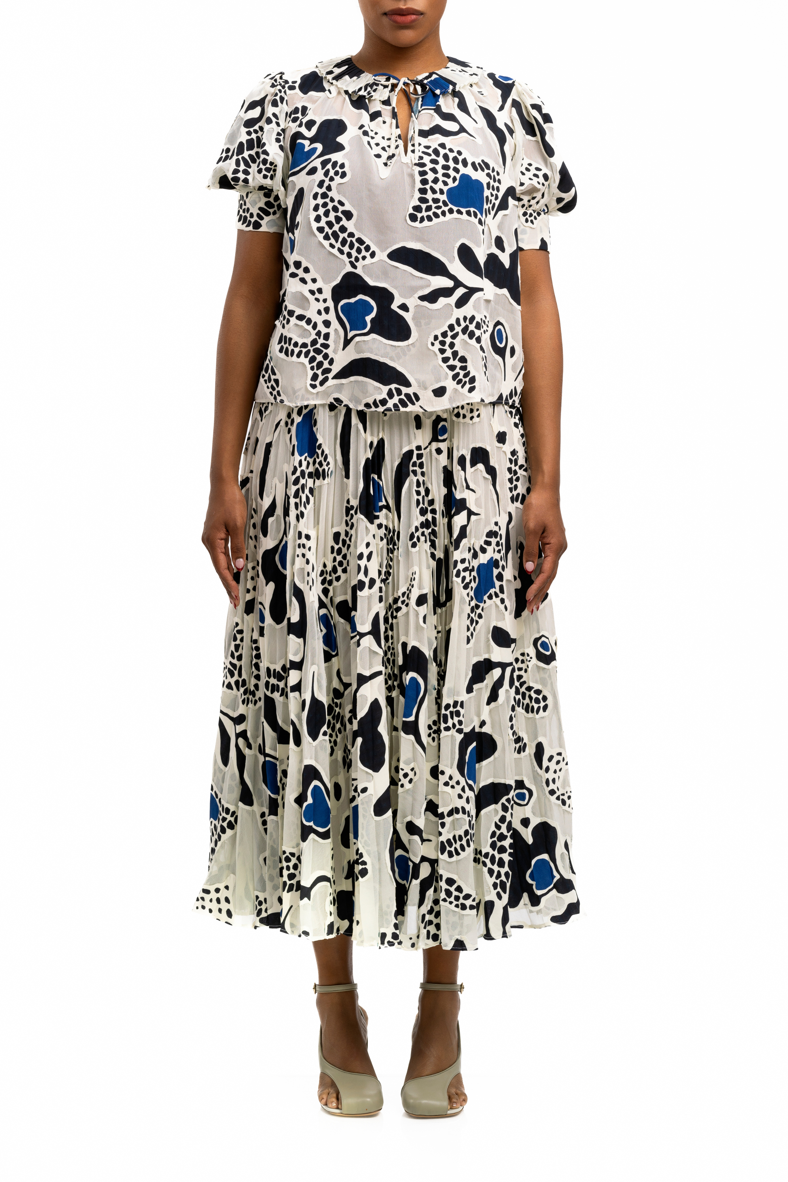 Faun Abstract Floral Skirt