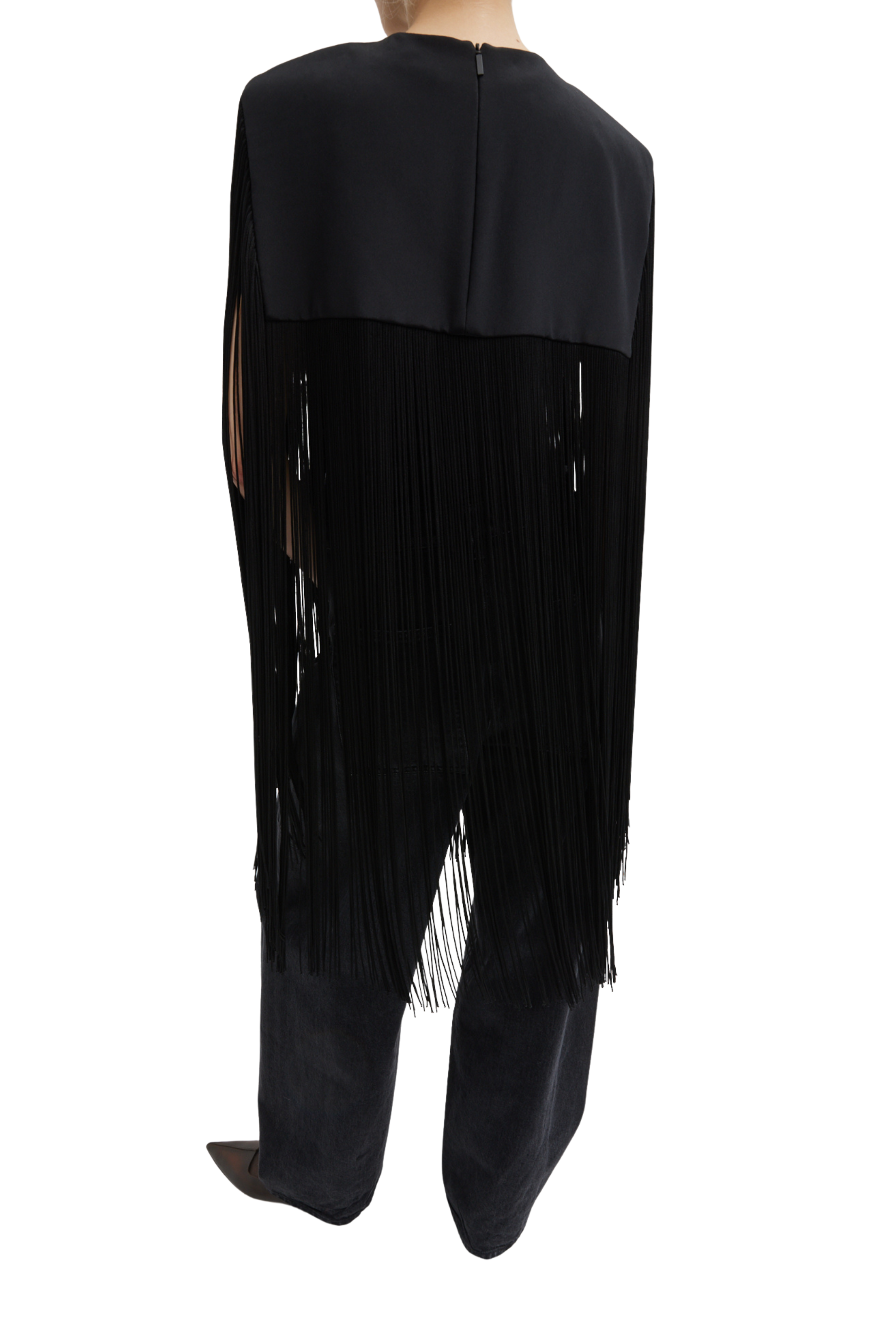 4 Ply Silk Fringe Cape