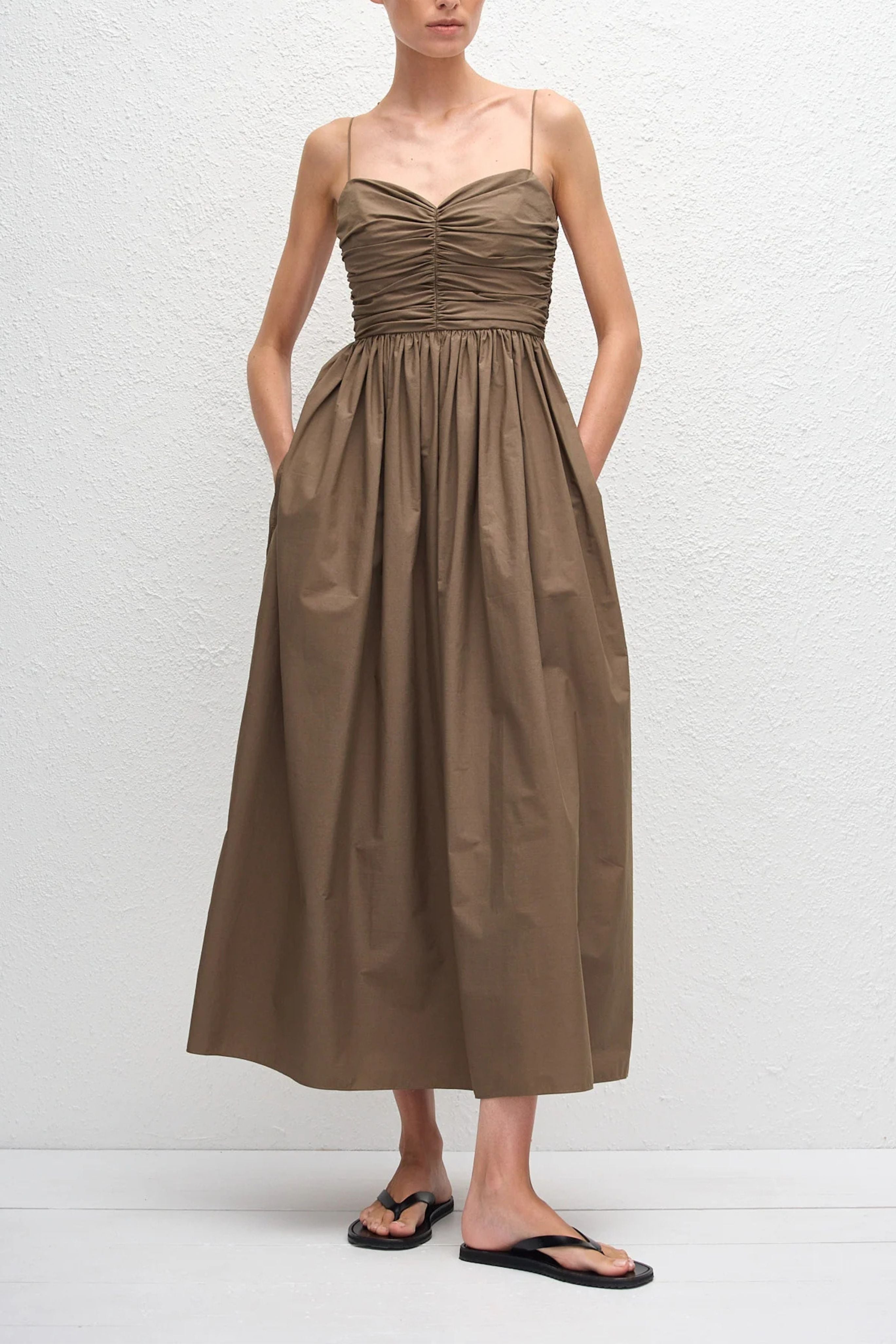 Gathered Bodice Dress