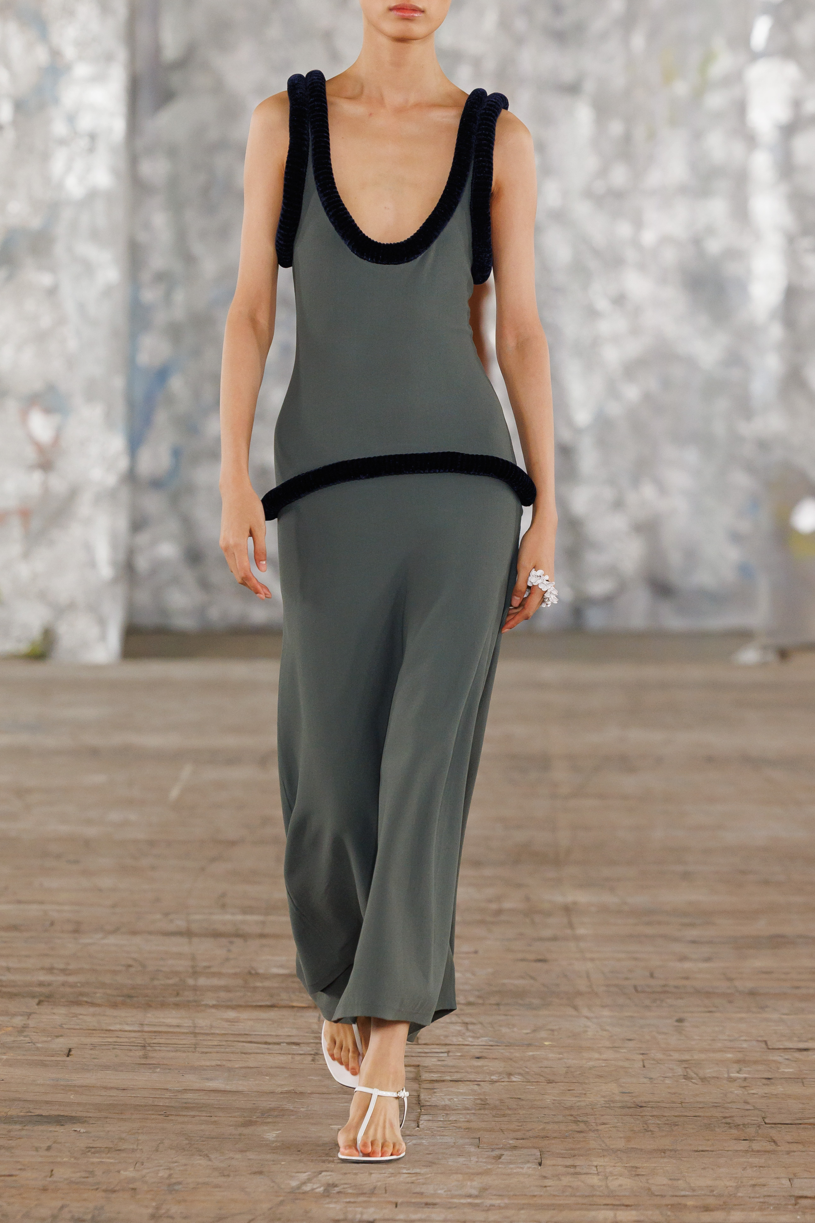 Basseterre Dress in Storm