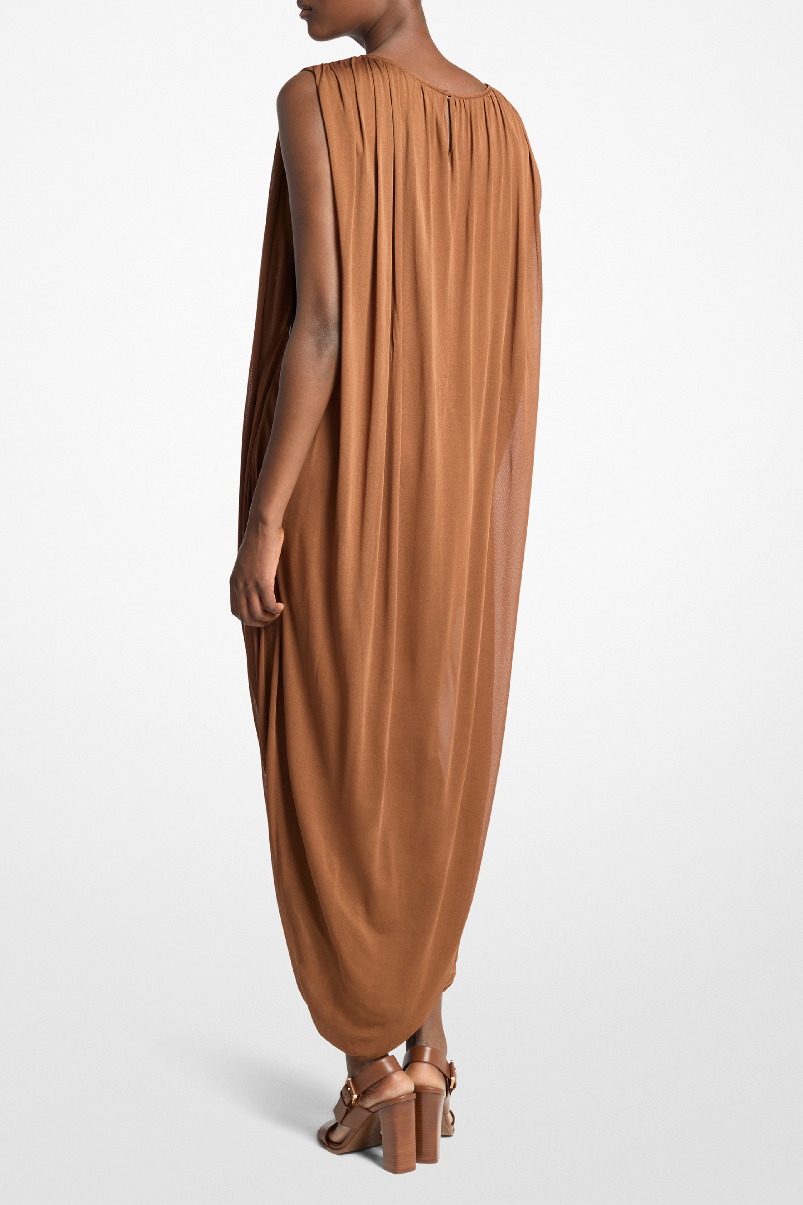 Sleeveless Draped Dress