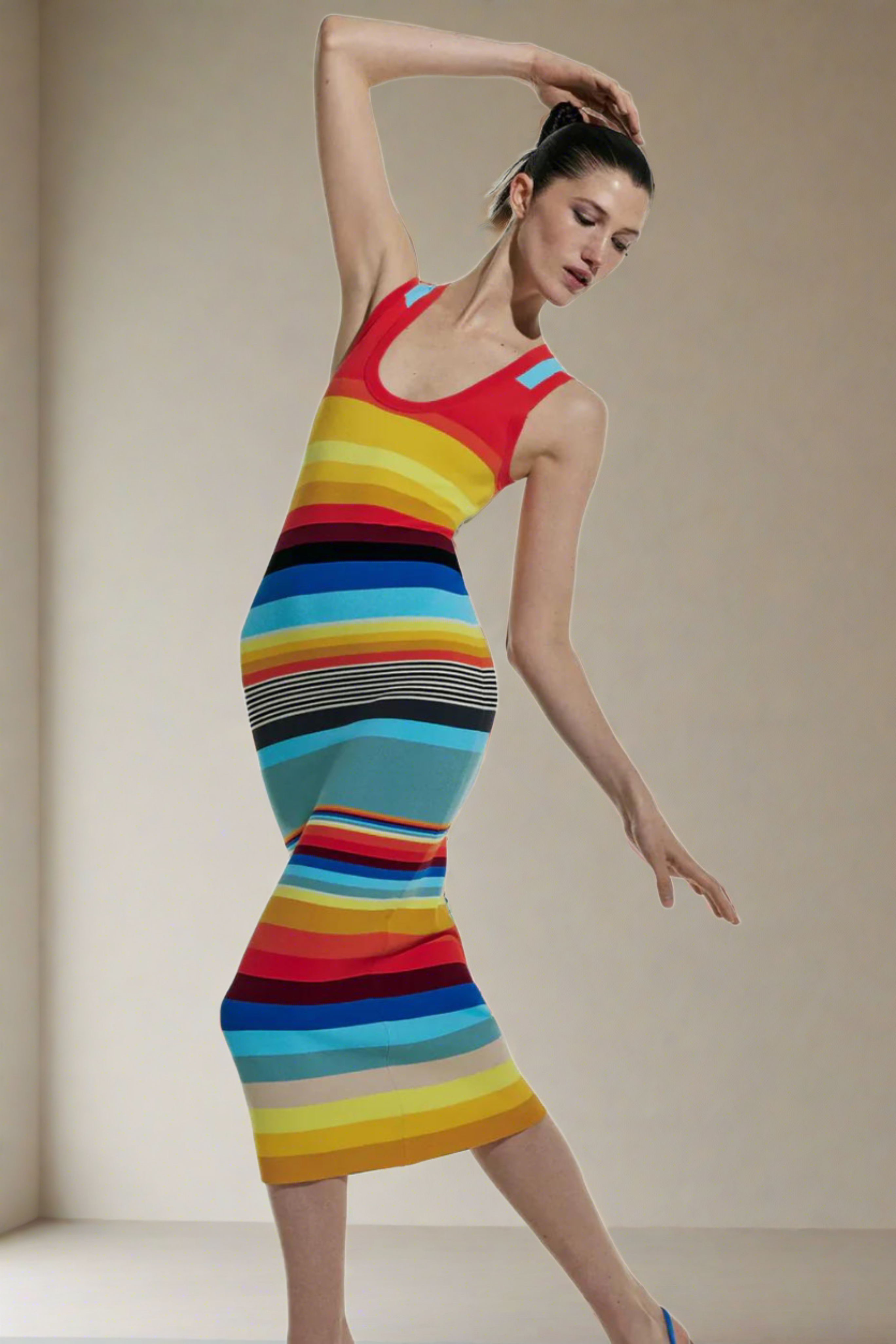Rainbow bodycon hotsell