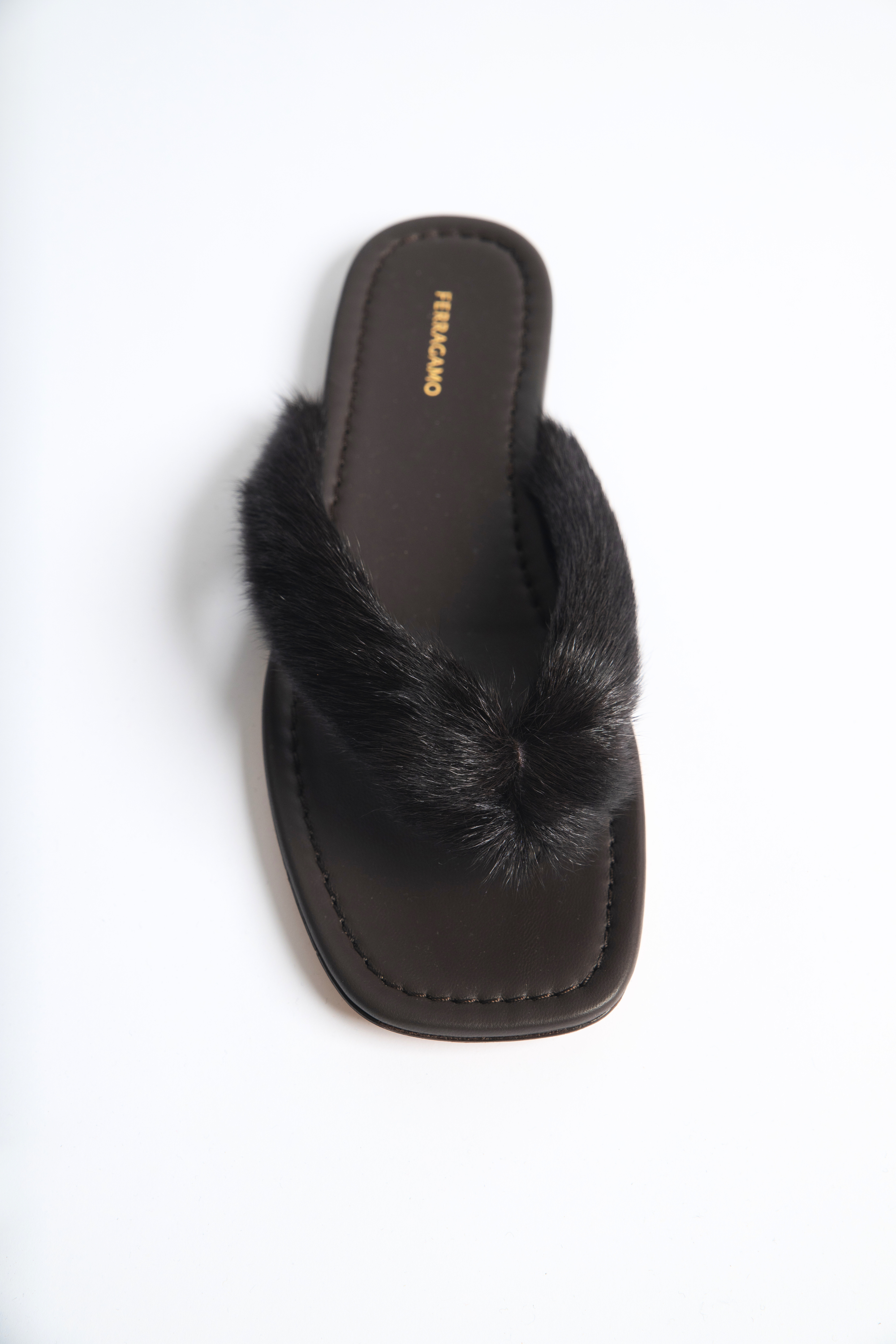 Fur Sandals