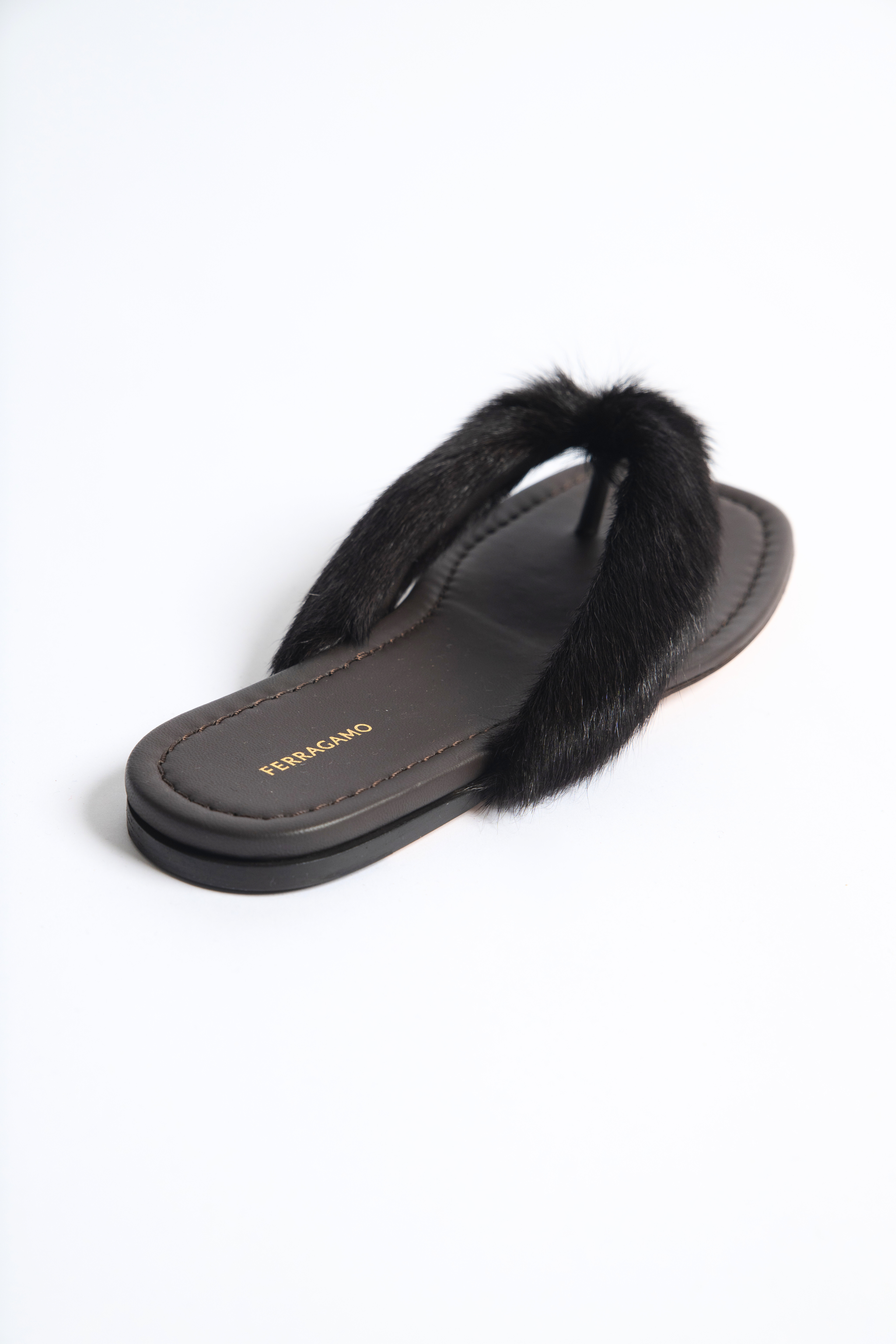 Fur Sandals