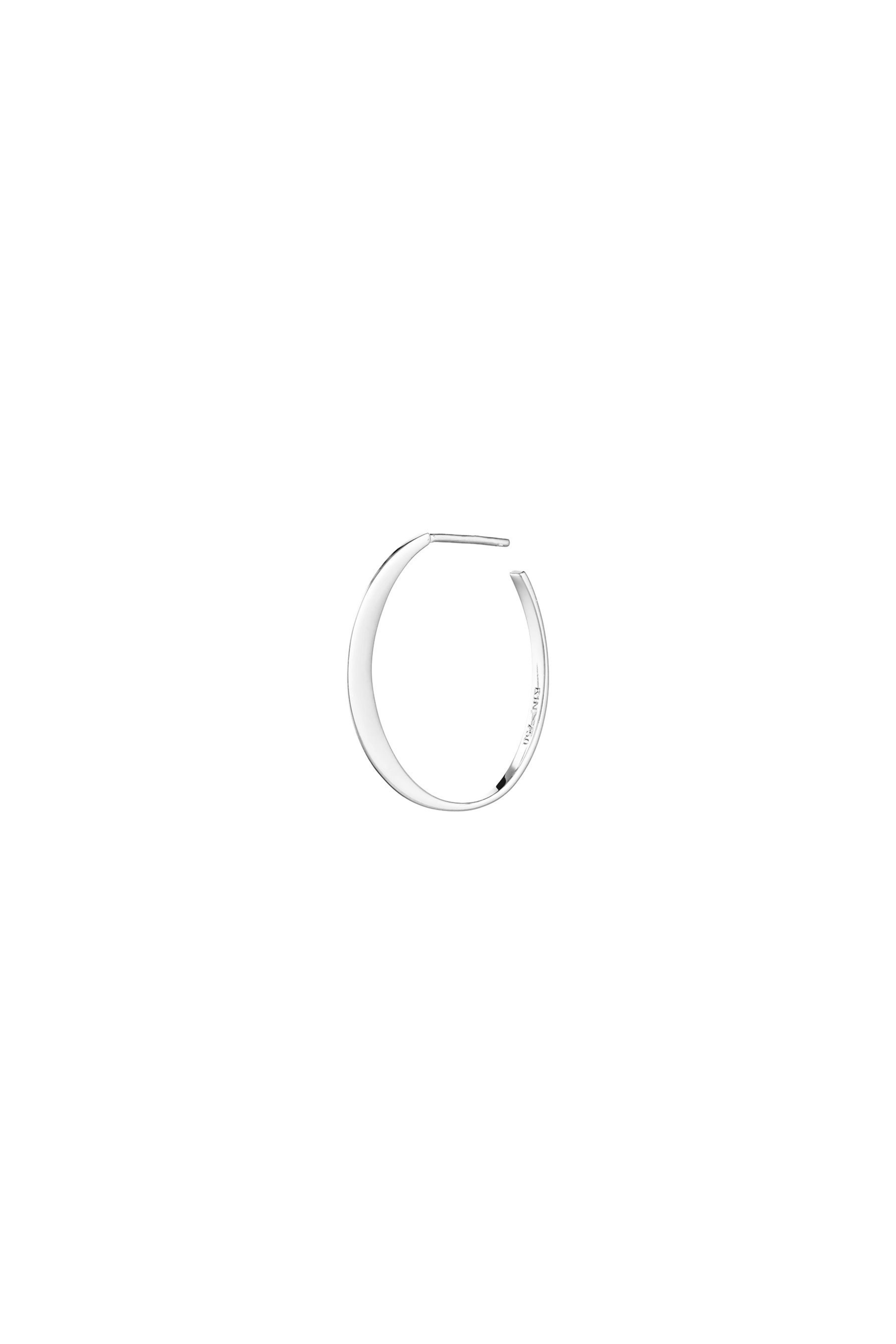 KINRADEN Small Glow Silver Hoop