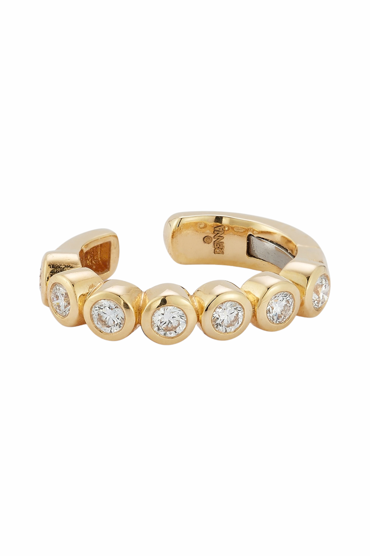 Bubble Ear Cuff - Diamond/18k Gold