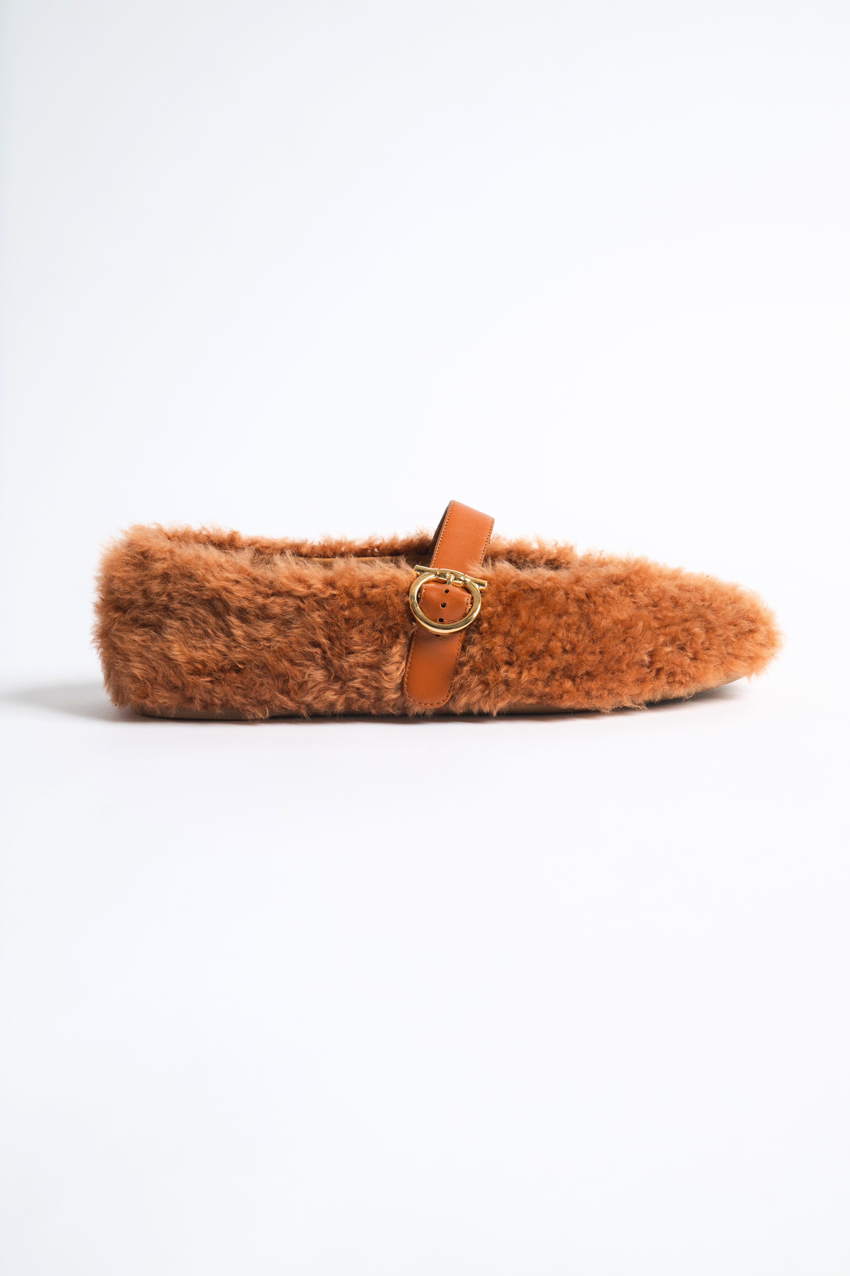 Fur Ballerina Flats