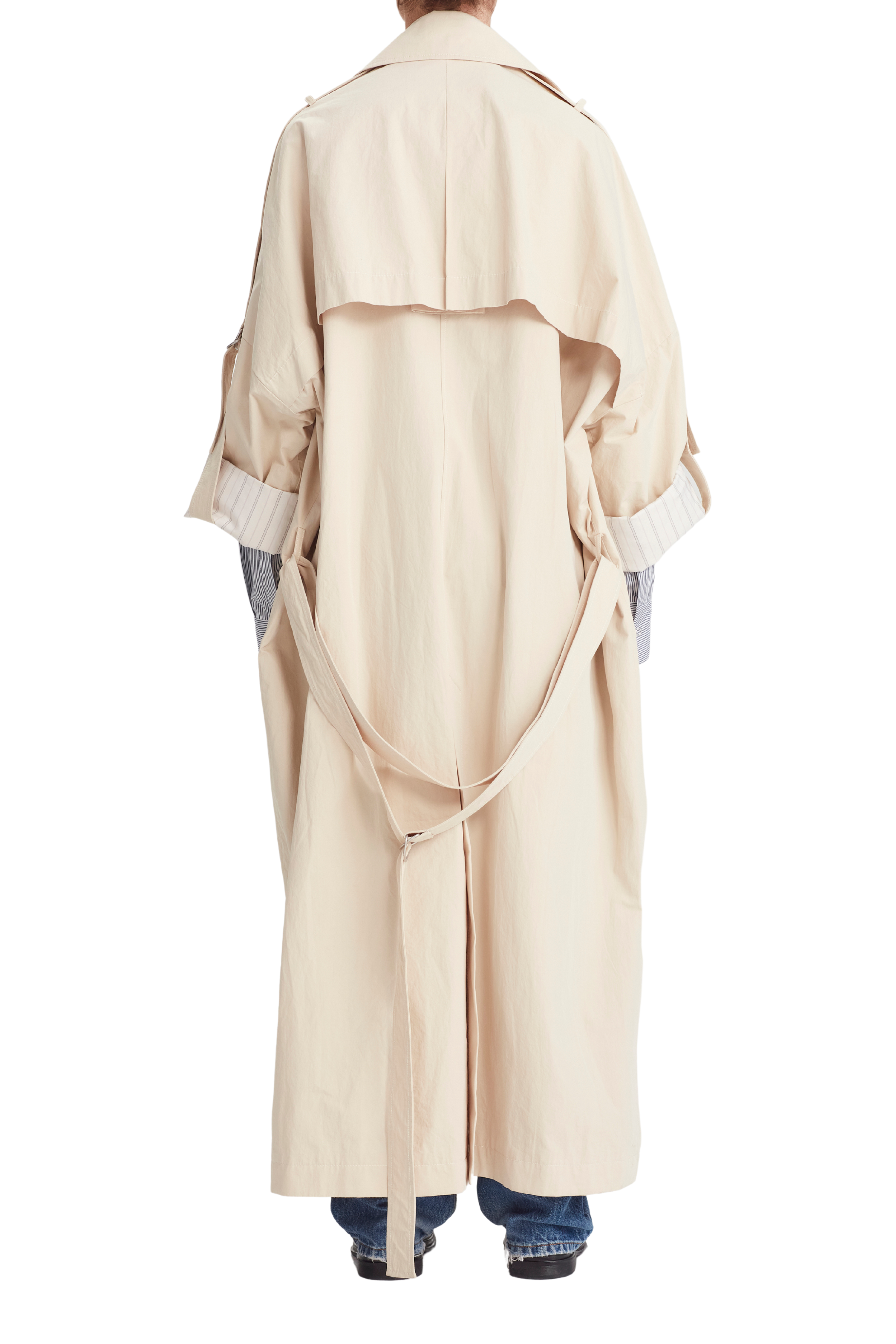 RORY WILLIAM DOCHERTY Oversize Twill Trench