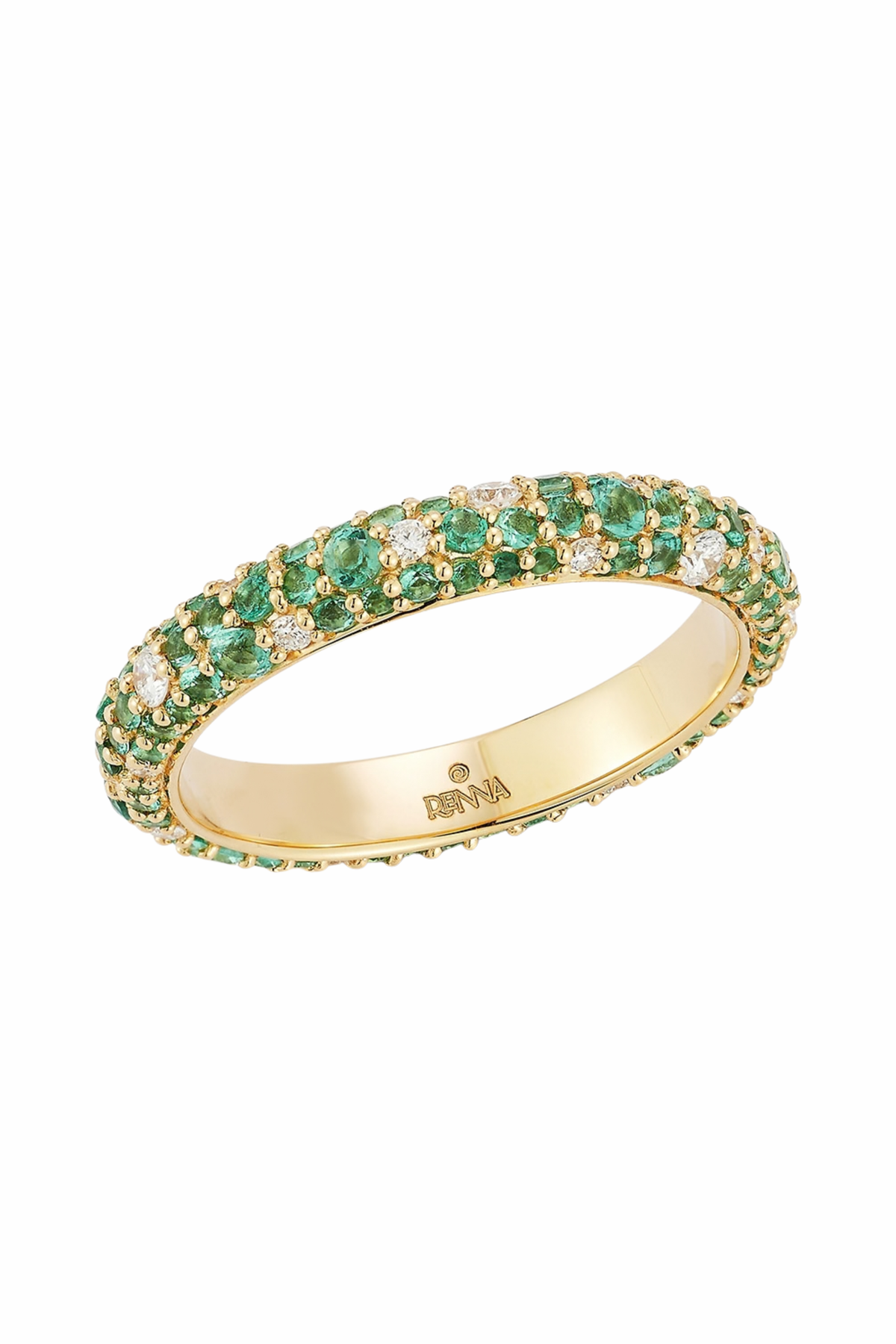 Thin Tidepool Ring - Emerald