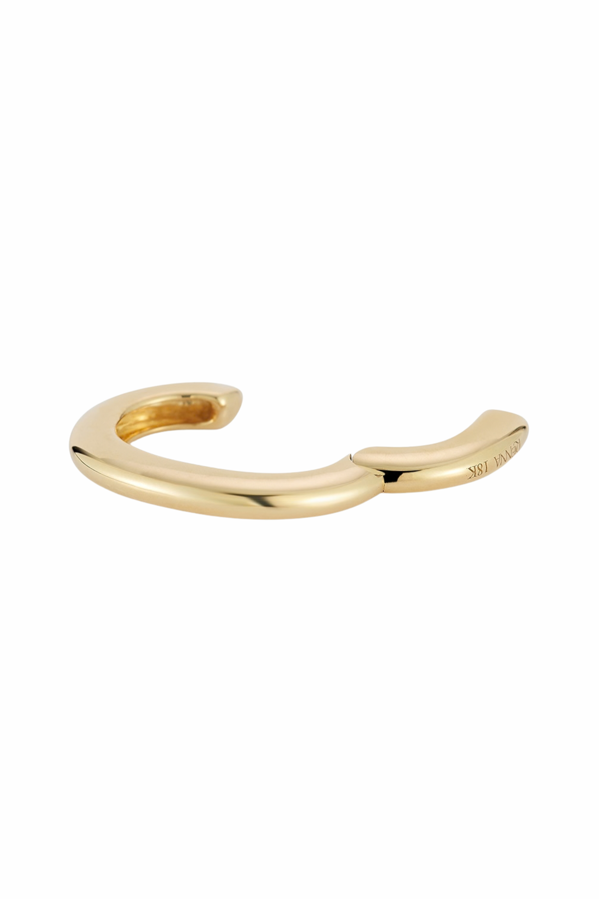 Thin Gold Ear Cuff - 18k Gold