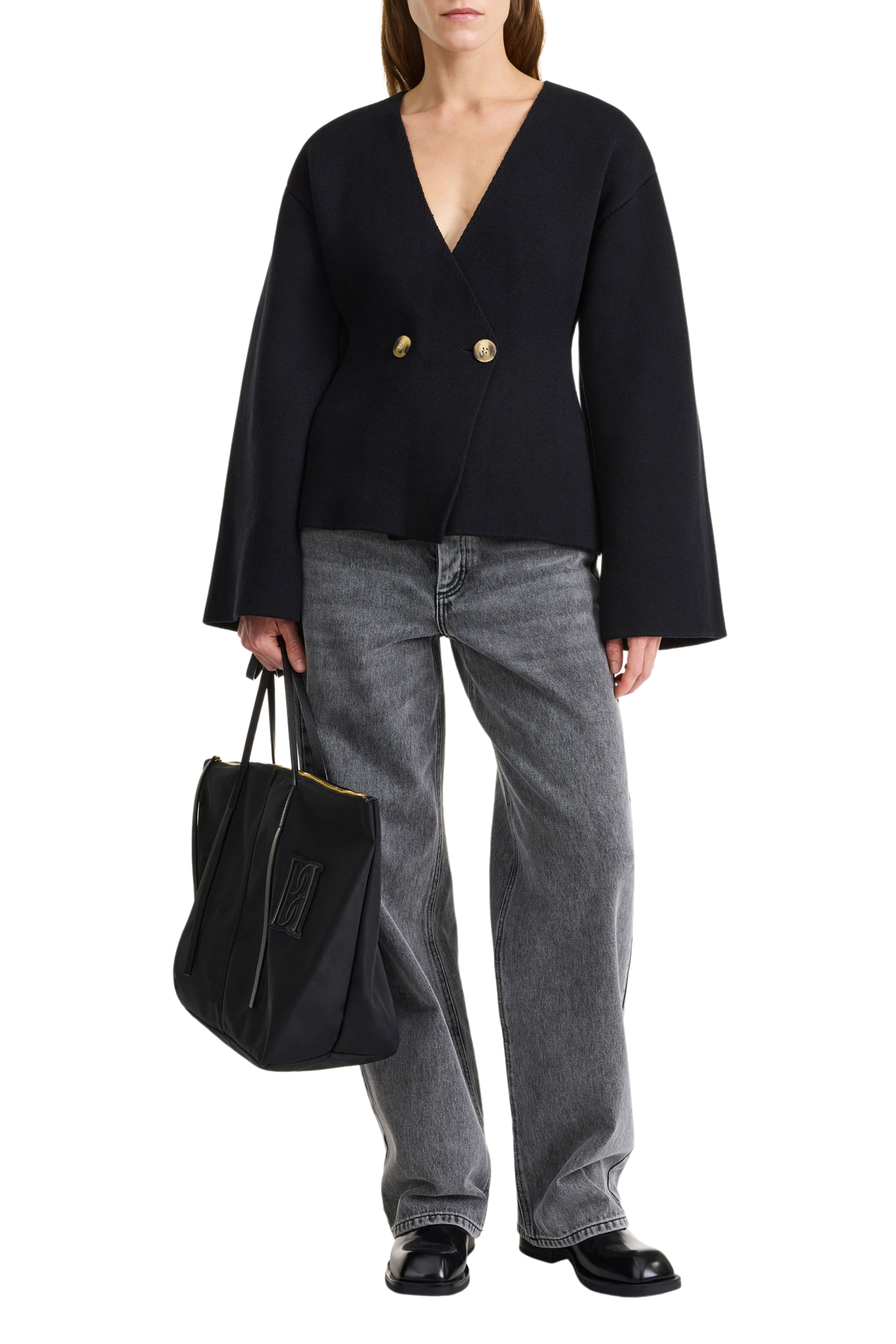 BY MALENE BIRGER Tinley Black Cardigan