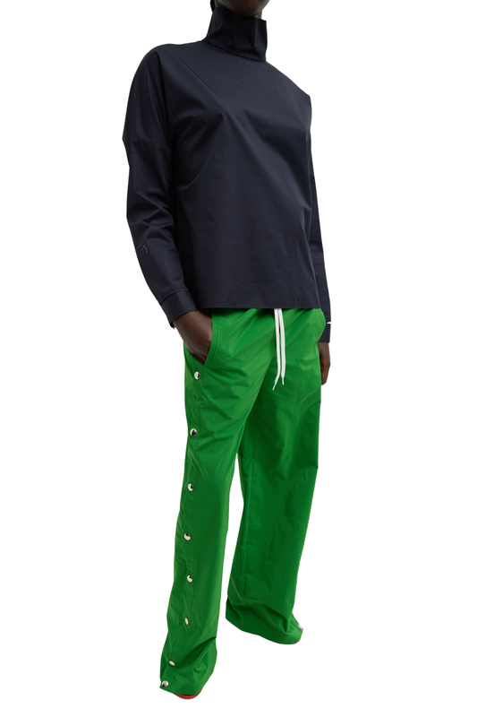 Eco Poplin Funnelneck Dolman Top