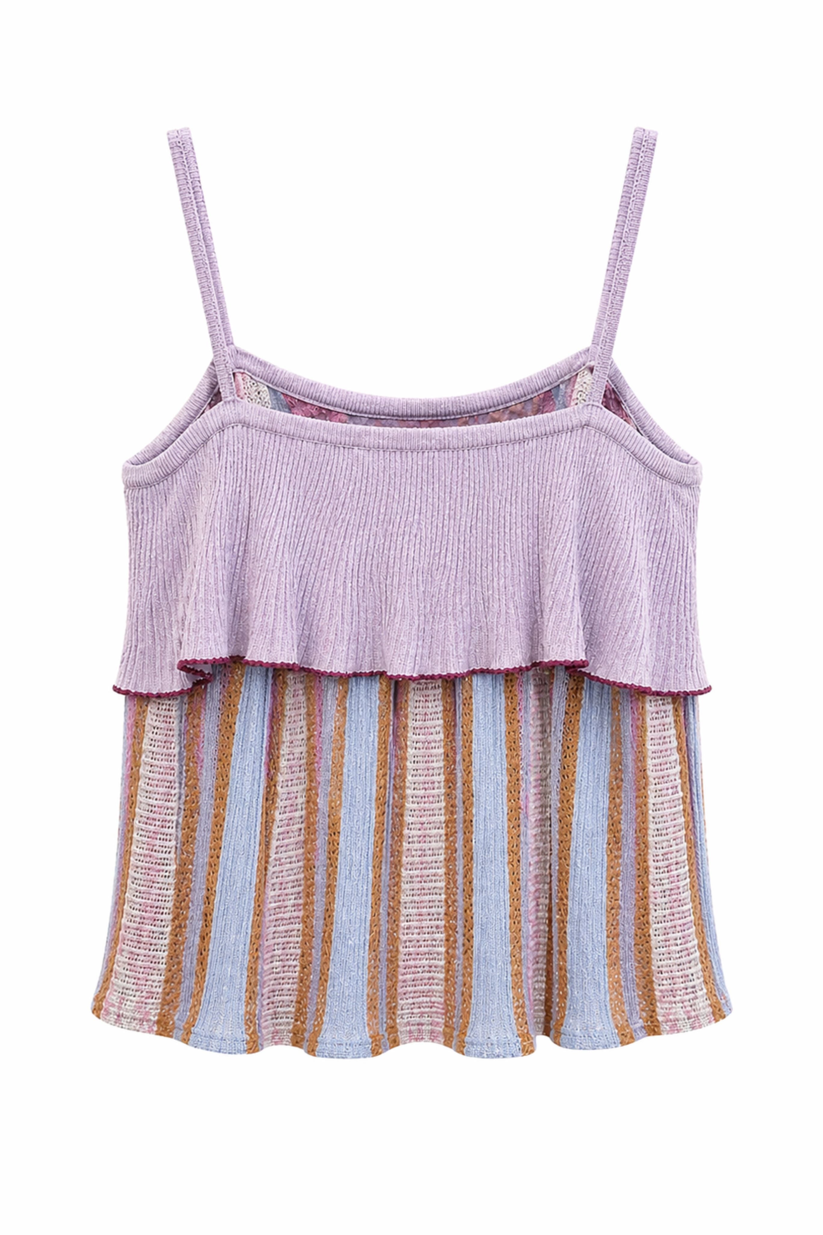 Les folies intarsia top